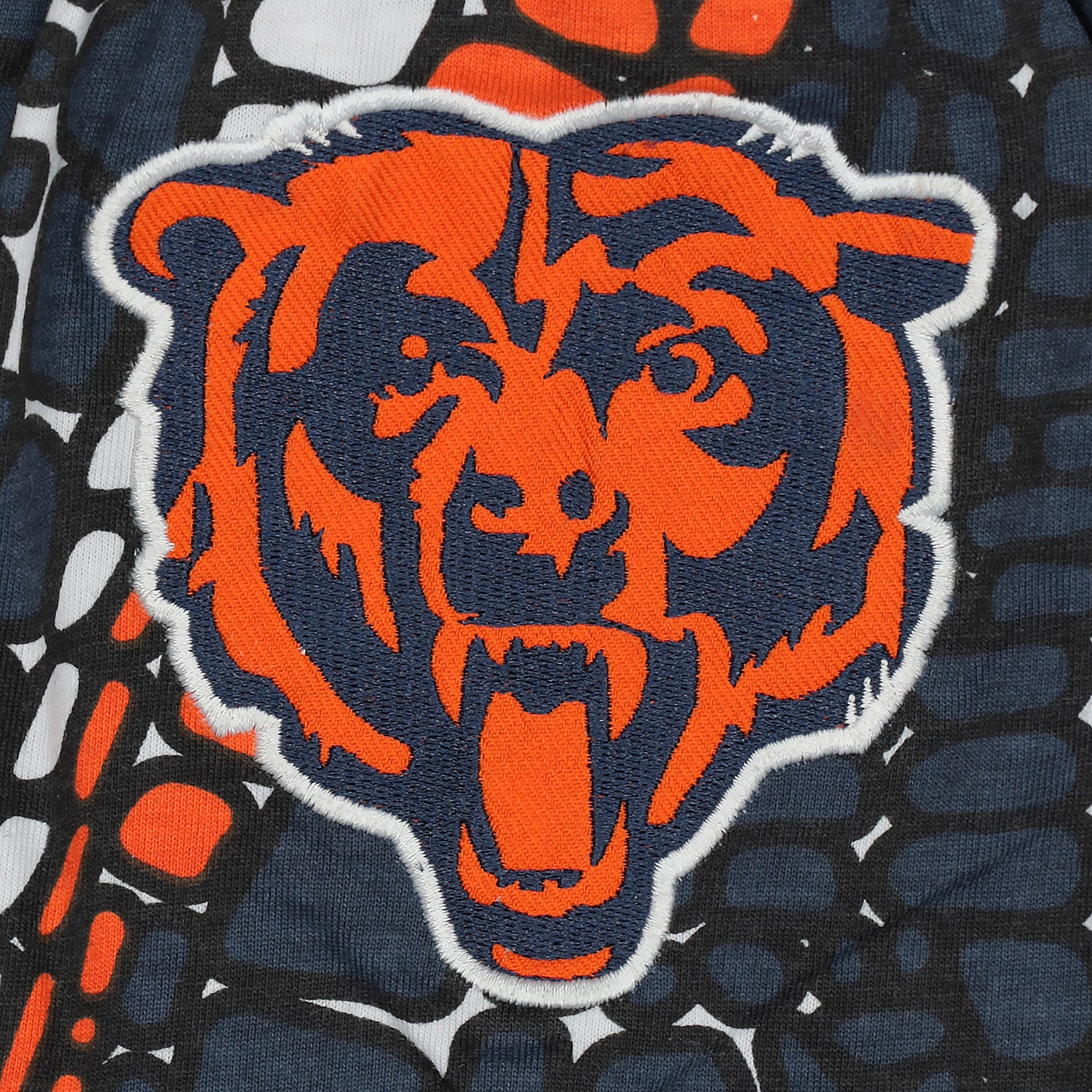 Zubaz NFL Adult Unisex Z88 Embroidered Gator 3 Color Shorts, Chicago Bears