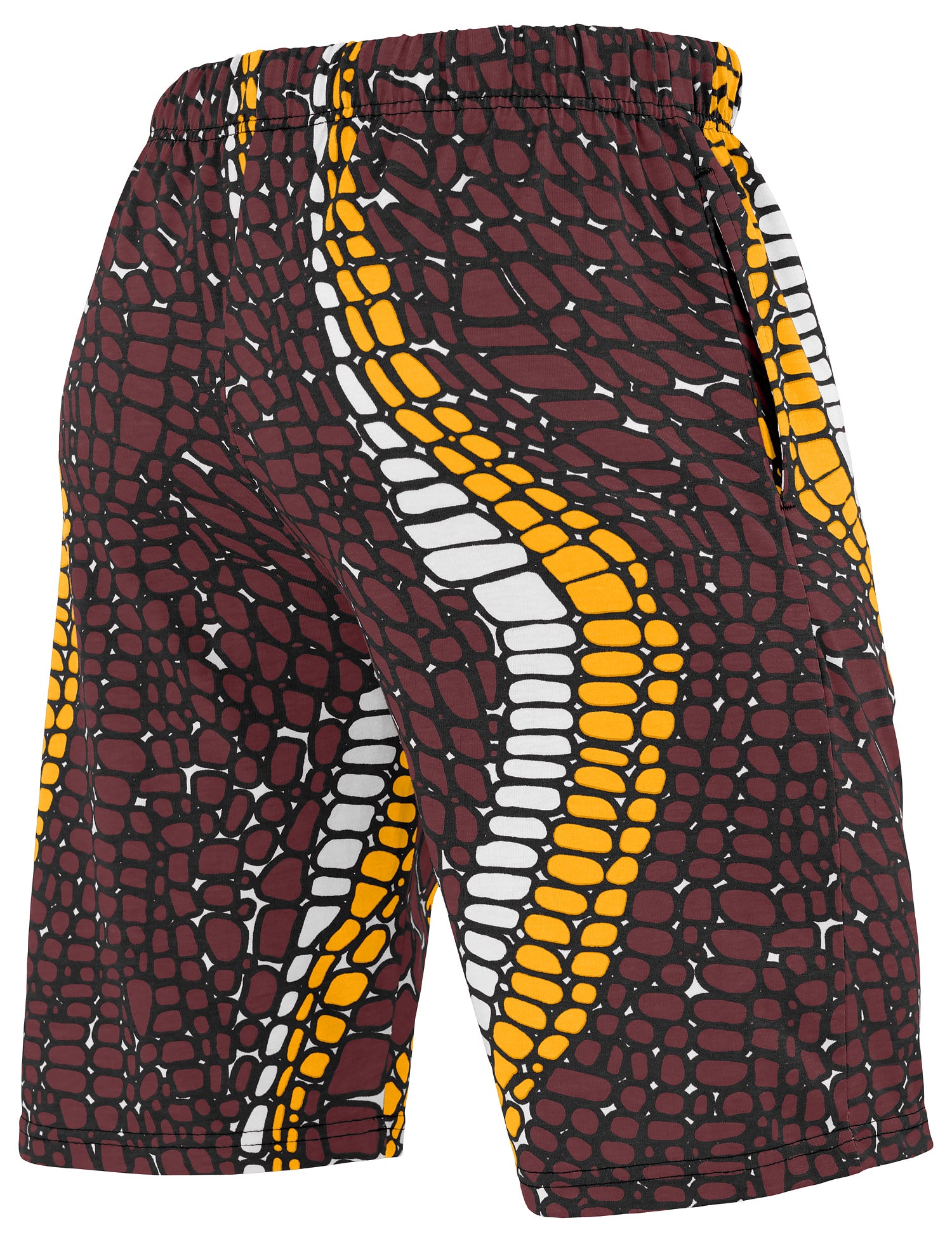 Zubaz NFL Adult Unisex Z88 Embroidered Gator 3 Color Shorts, Washington Commanders