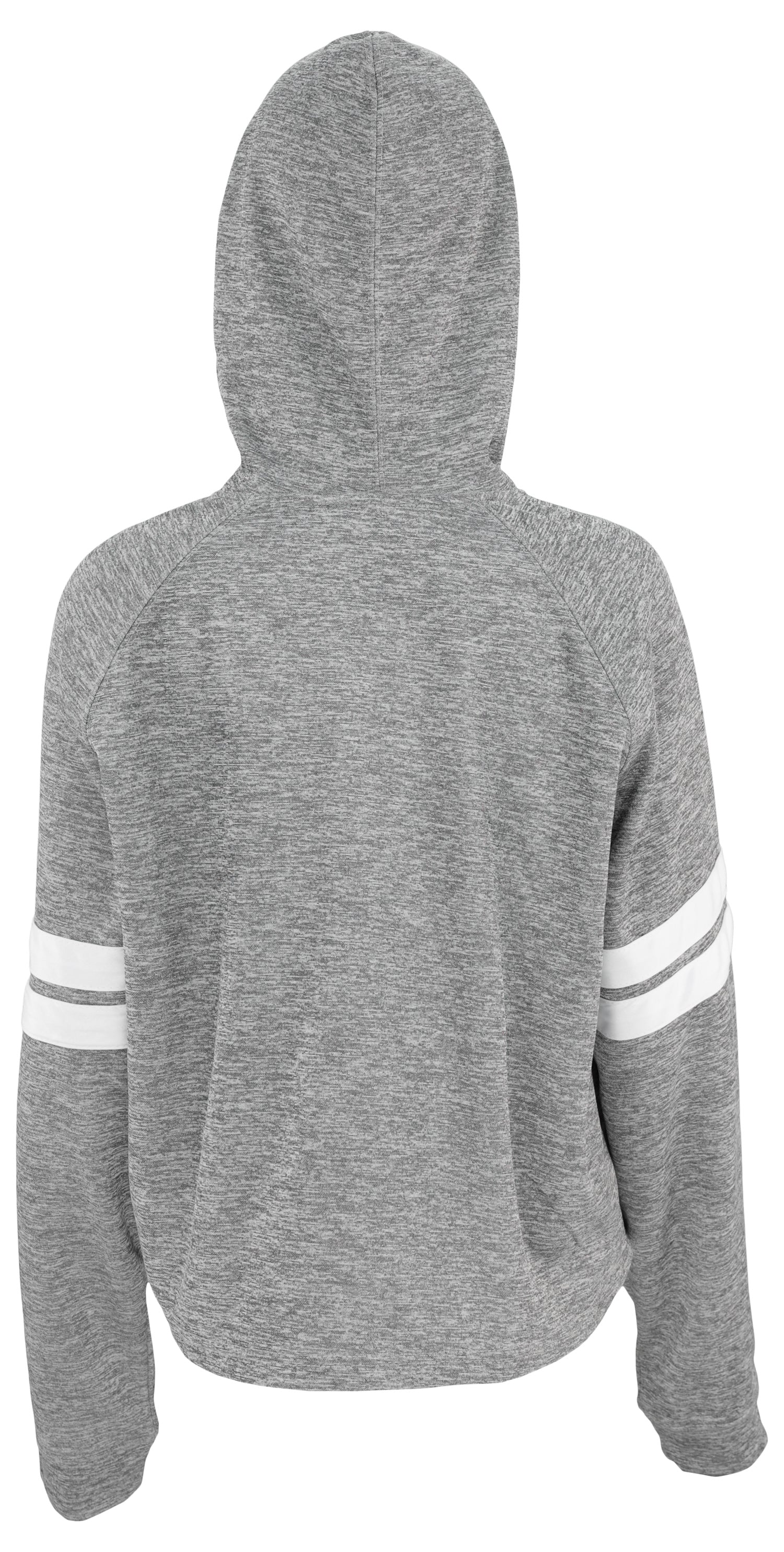 Zubaz NFL Women's Dallas Cowboys Team Slogan Crop Top Hoodie