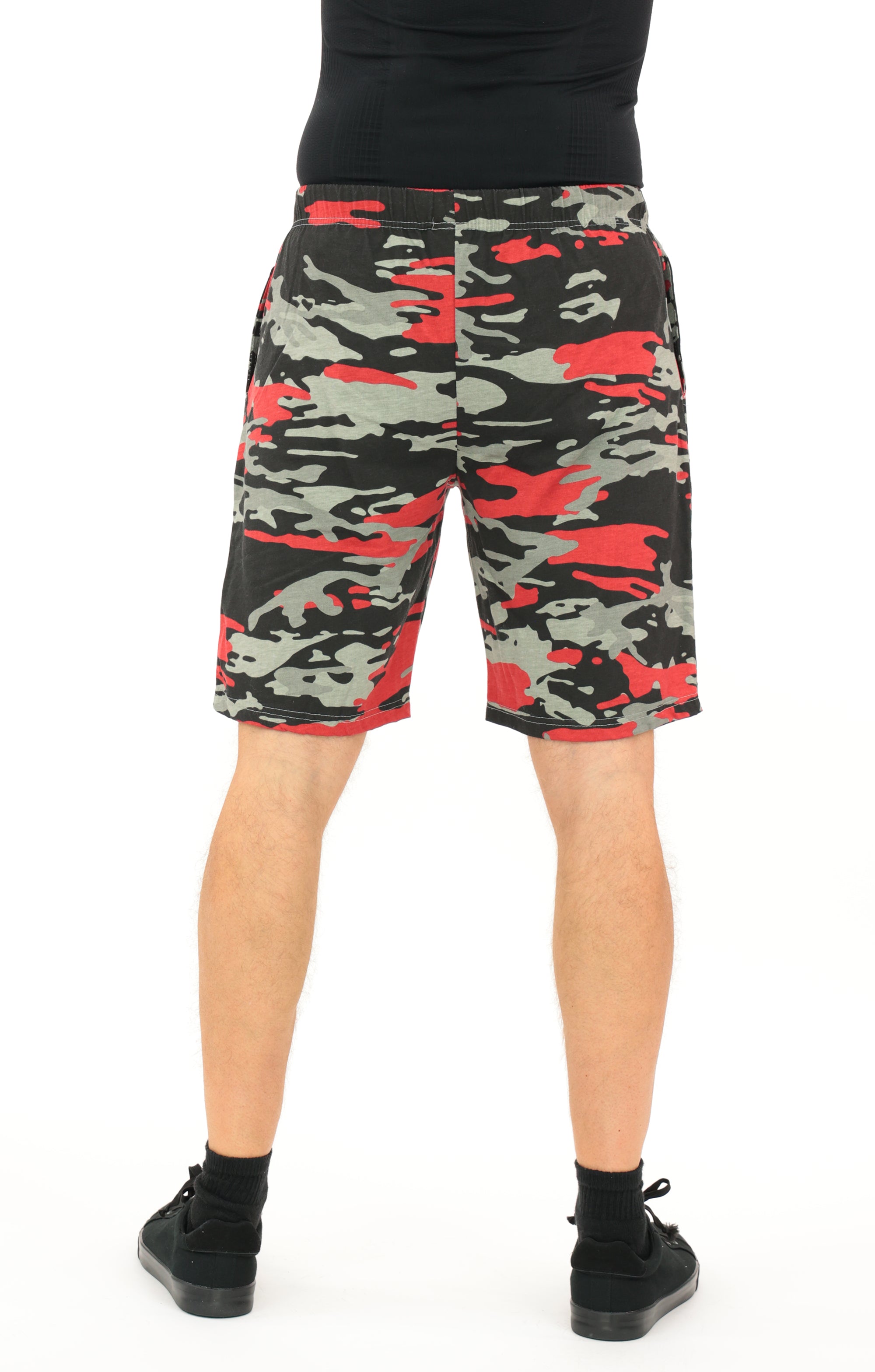 Zubaz NFL Adult Unisex Z88 Embroidered Alt Camo Shorts, Atlanta Falcons