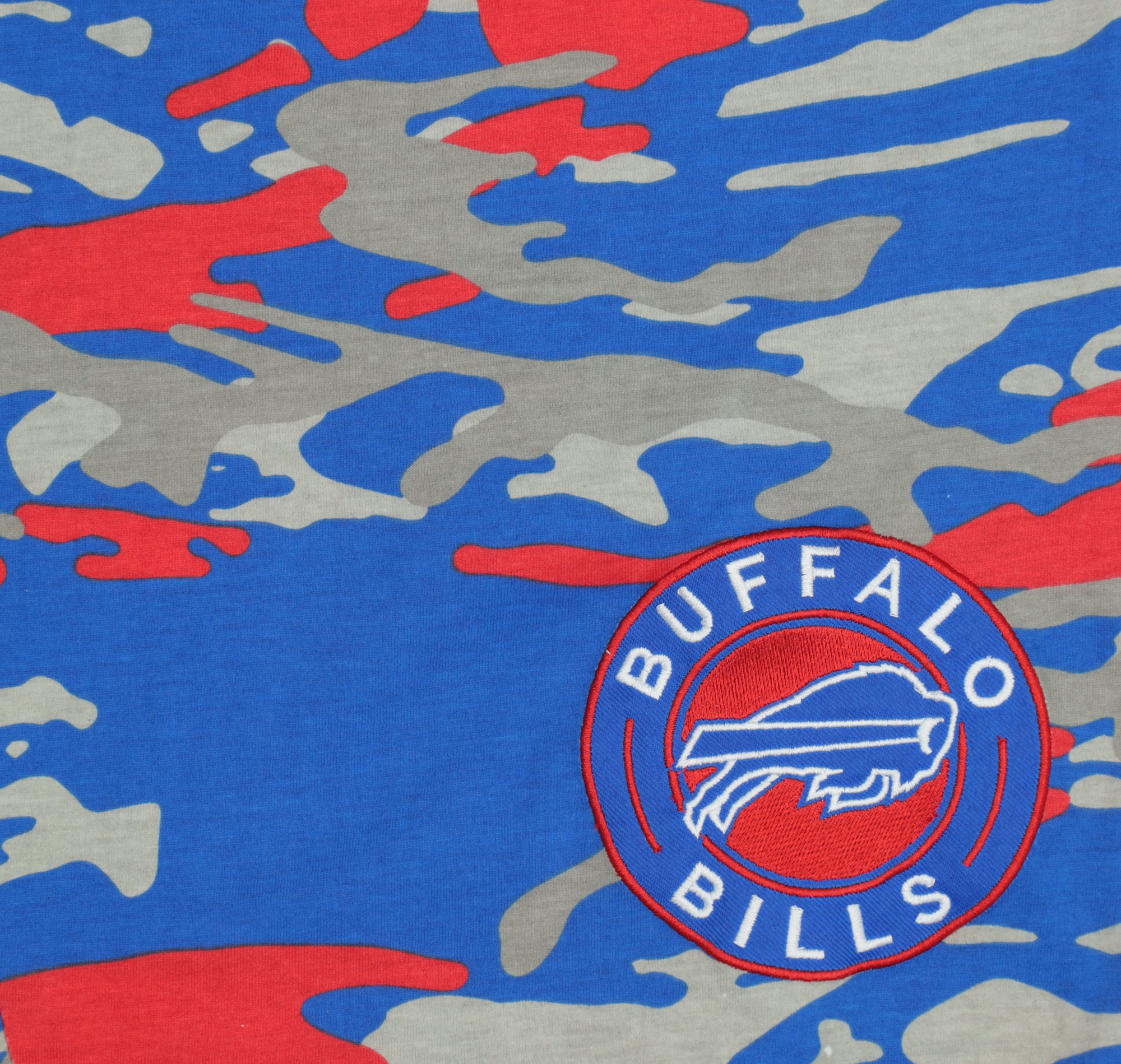 Zubaz NFL Adult Unisex Z88 Embroidered Alt Camo Shorts, Buffalo Bills