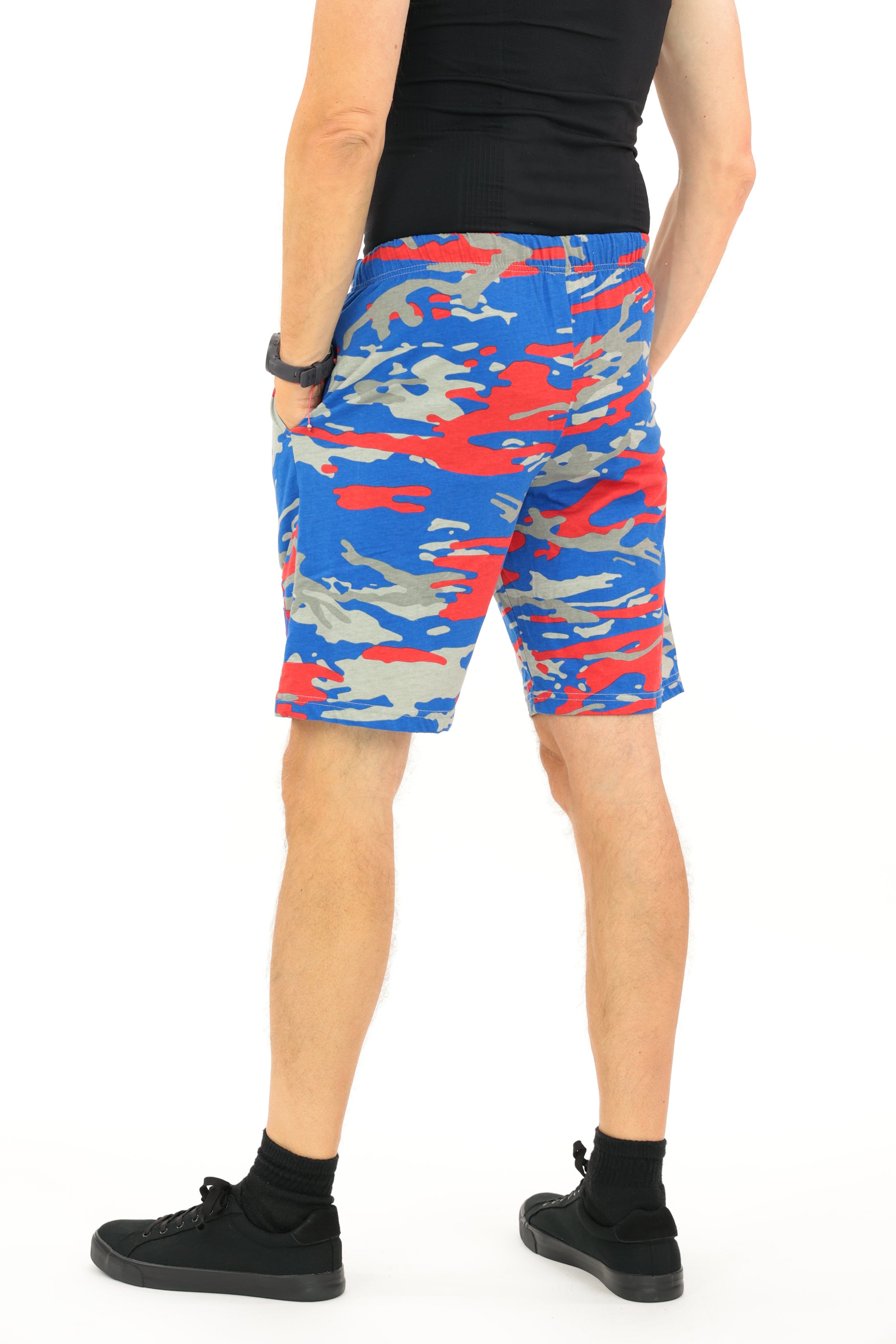 Zubaz NFL Adult Unisex Z88 Embroidered Alt Camo Shorts, Buffalo Bills