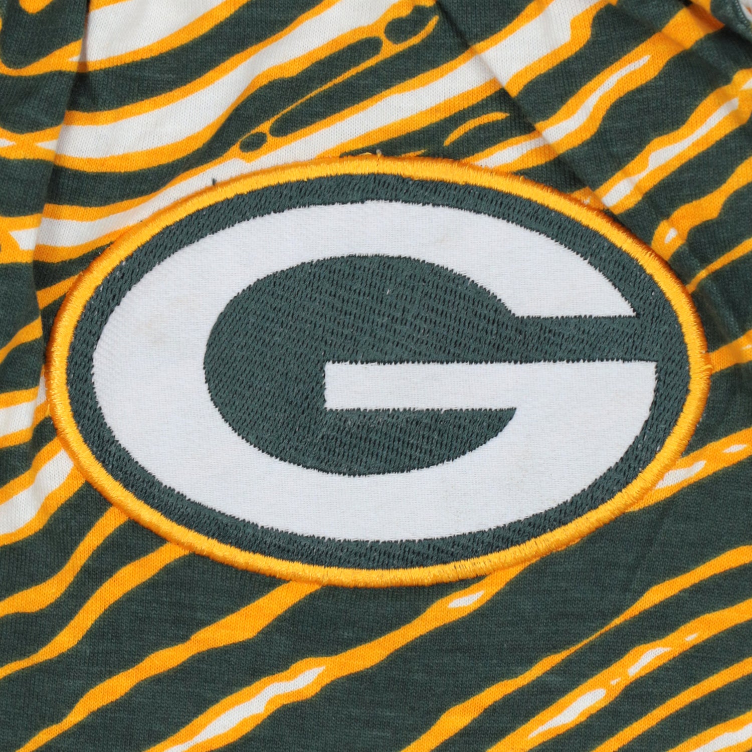 Zubaz NFL UNISEX Z88 Kids Zebra 3C Embroidered Pant, GREEN BAY PACKERS