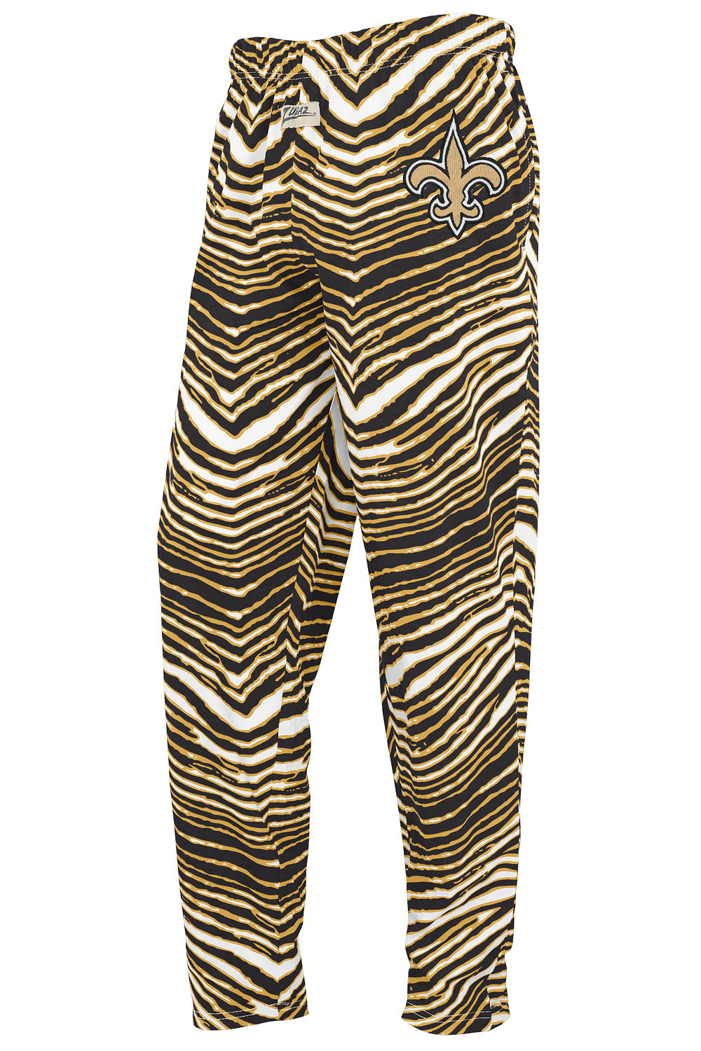 Zubaz NFL UNISEX Z88 Kids Zebra 3C Embroidered Pant, NEW ORLEANS SAINTS