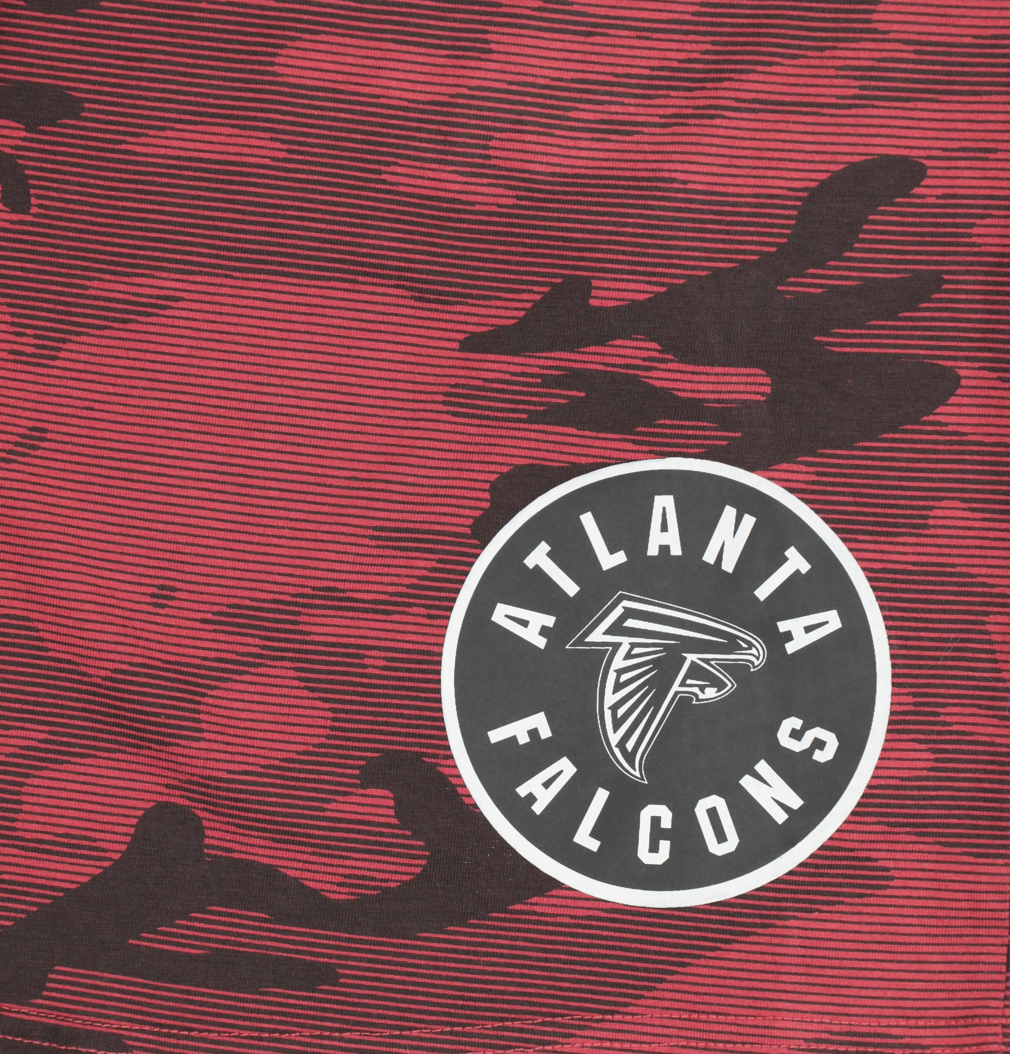 Zubaz NFL Adult Unisex Z88 Camo Lines Shorts, Atlanta Falcons