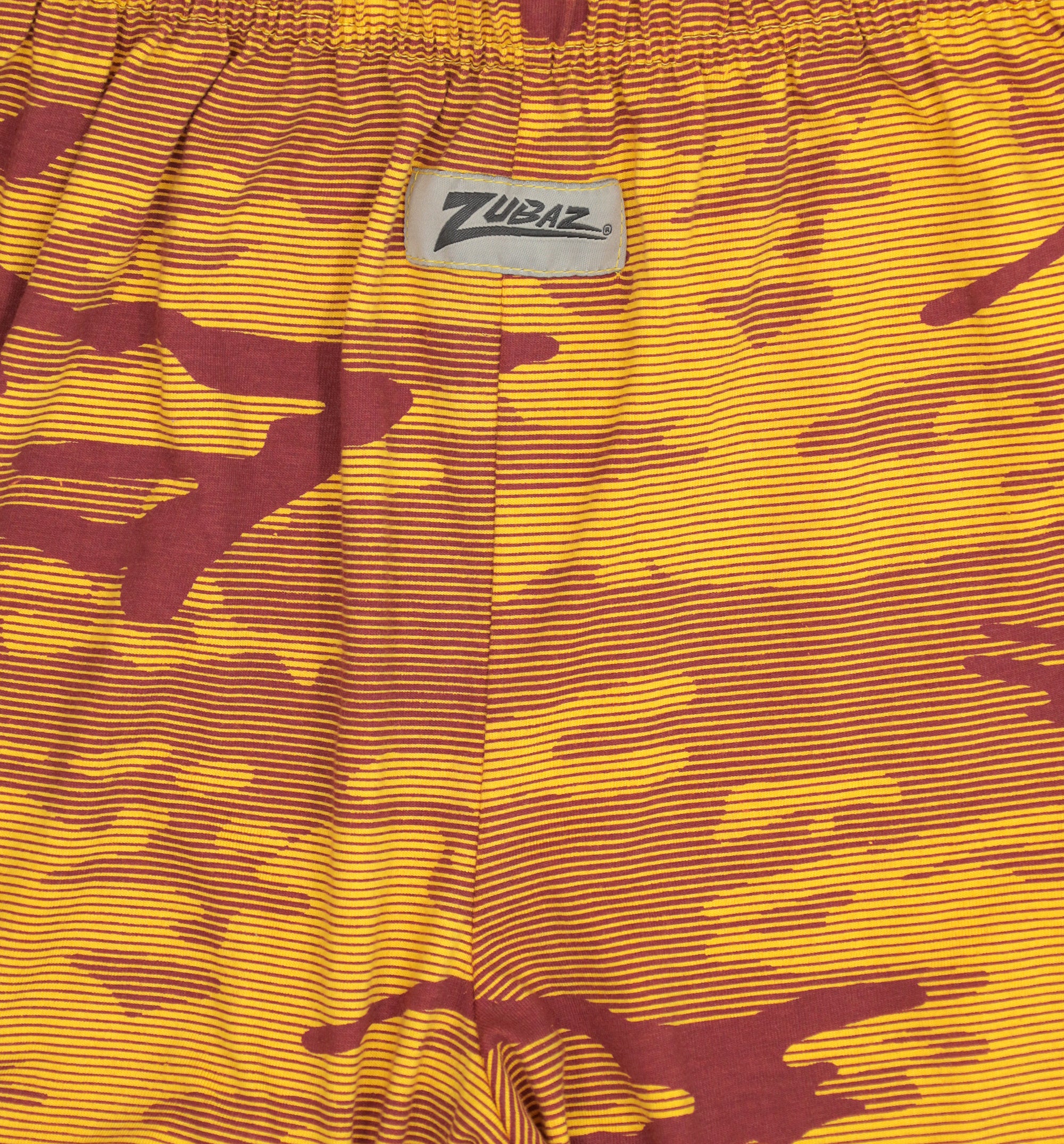 Zubaz NFL Adult Unisex Z88 Camo Lines Shorts, Washington Commanders