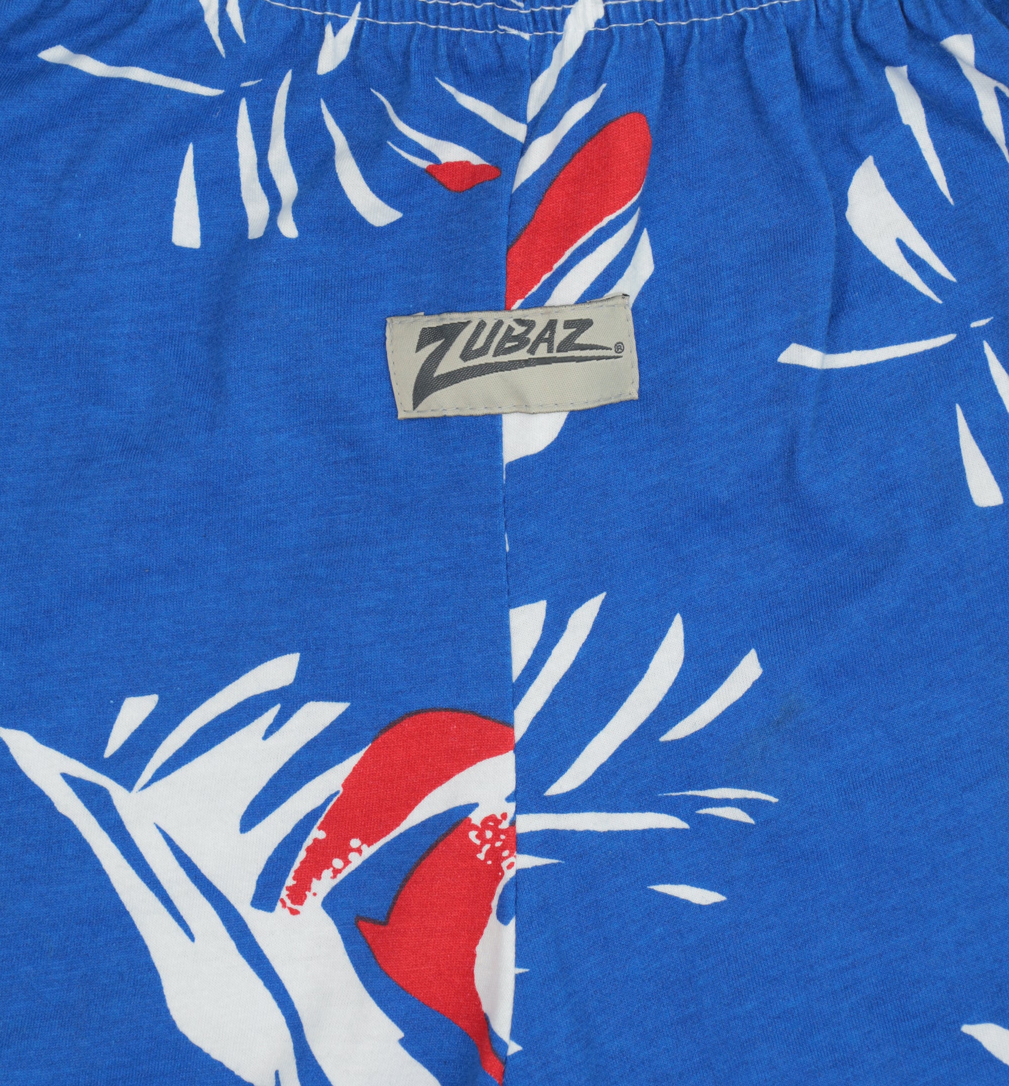 Zubaz NFL Adult Unisex for Men and Women Z88 Embroidered Leaf 3 Team Color Shorts, Buffalo Bills