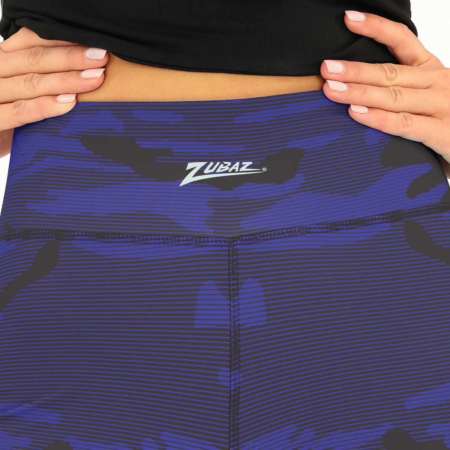 Zubaz NFL Women's Goal Line Camo Line Leggings, Baltimore Ravens