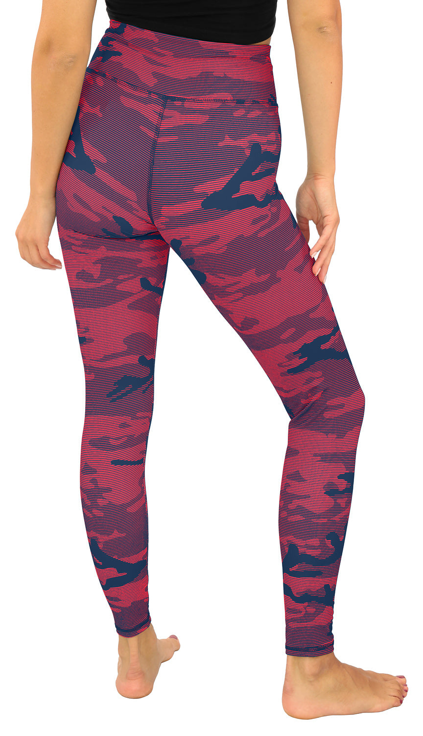 Zubaz NFL Women's Goal Line Camo Line Leggings, Houston Texans