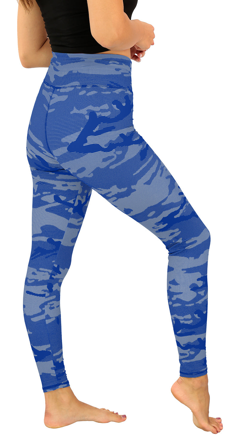 Zubaz NFL Women's Goal Line Camo Line Leggings, Indianapolis Colts