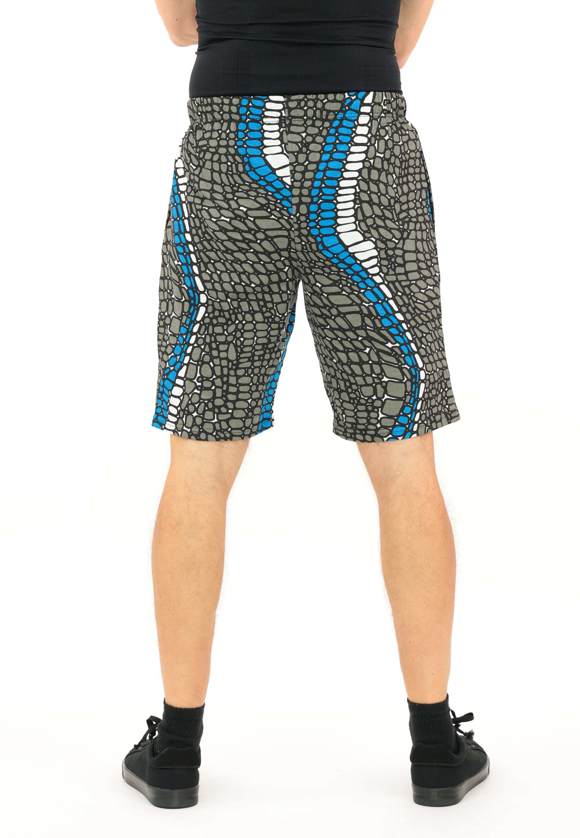 Zubaz NFL Adult Unisex Z88 Embroidered Gator 3 Color Shorts, Carolina Pantshers