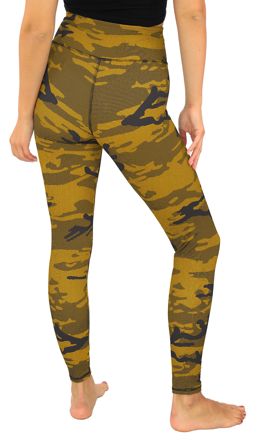 Zubaz NFL Women's Goal Line Camo Line Leggings, Pittsburgh Steelers