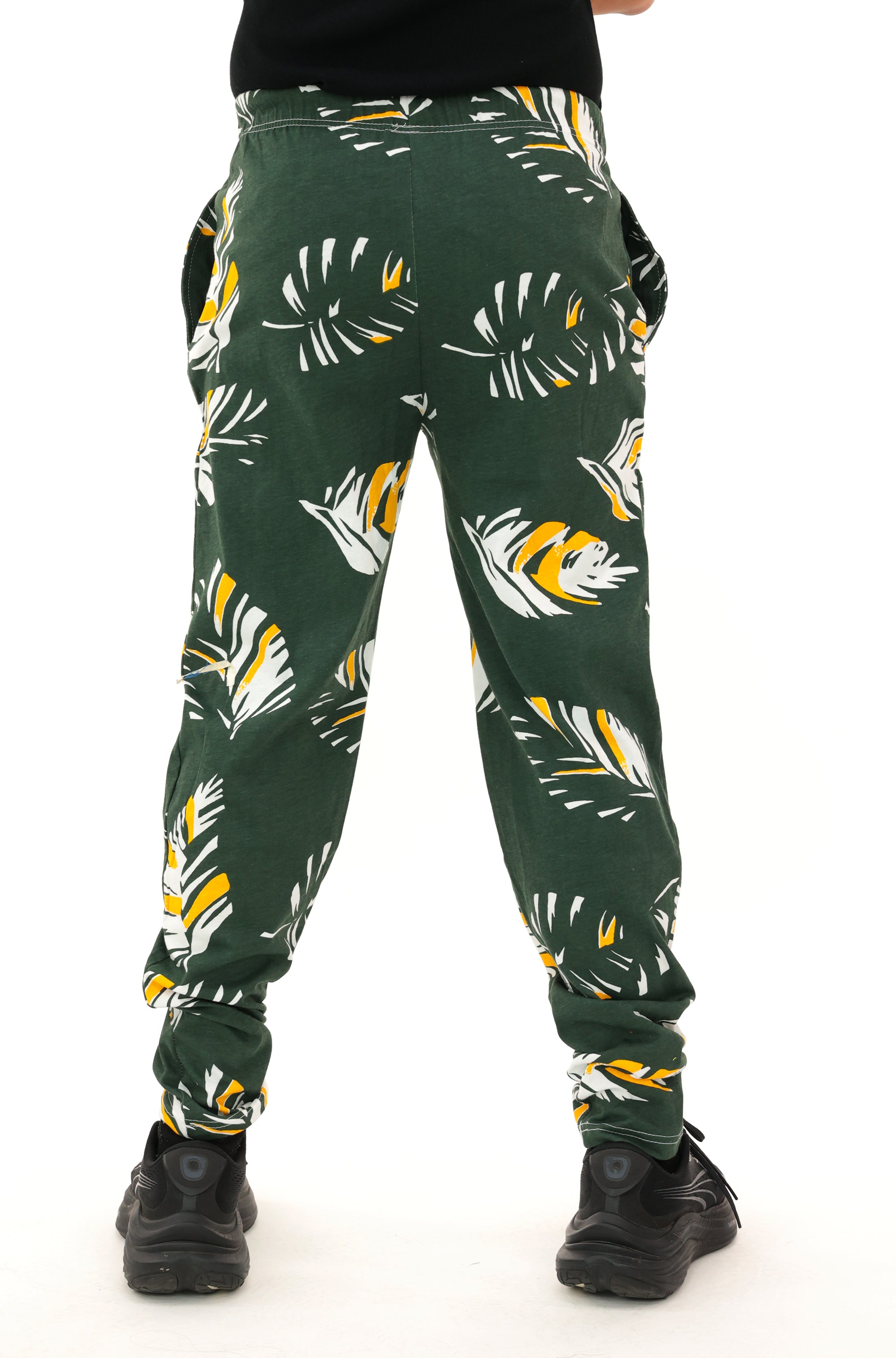 Zubaz NFL Adult Unisex Z88 Embroidered Leaf 3 Color Pants, Green Bay Packers