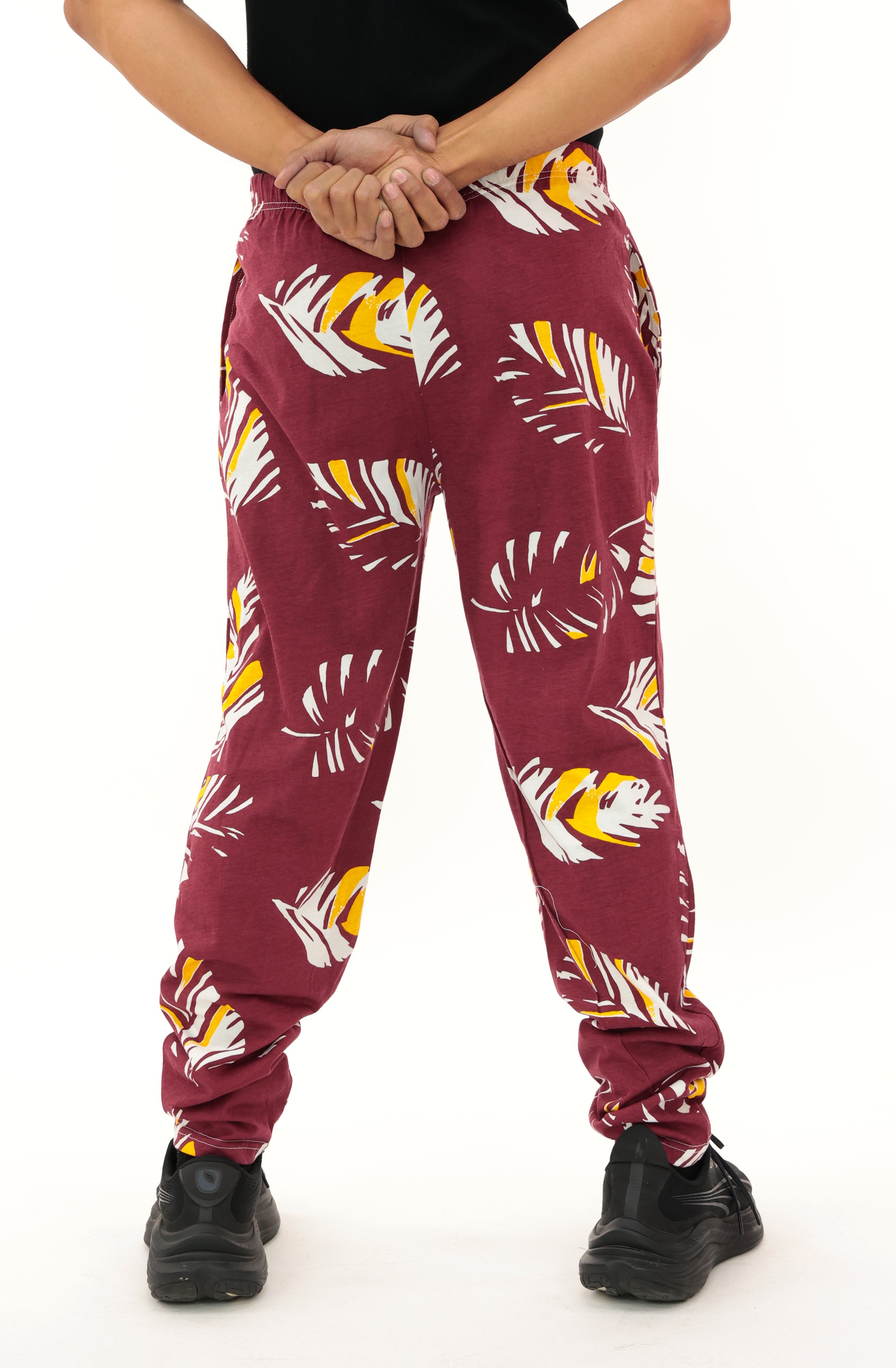 Zubaz NFL Adult Unisex Z88 Embroidered Leaf 3 Color Pants, Washington Commanders