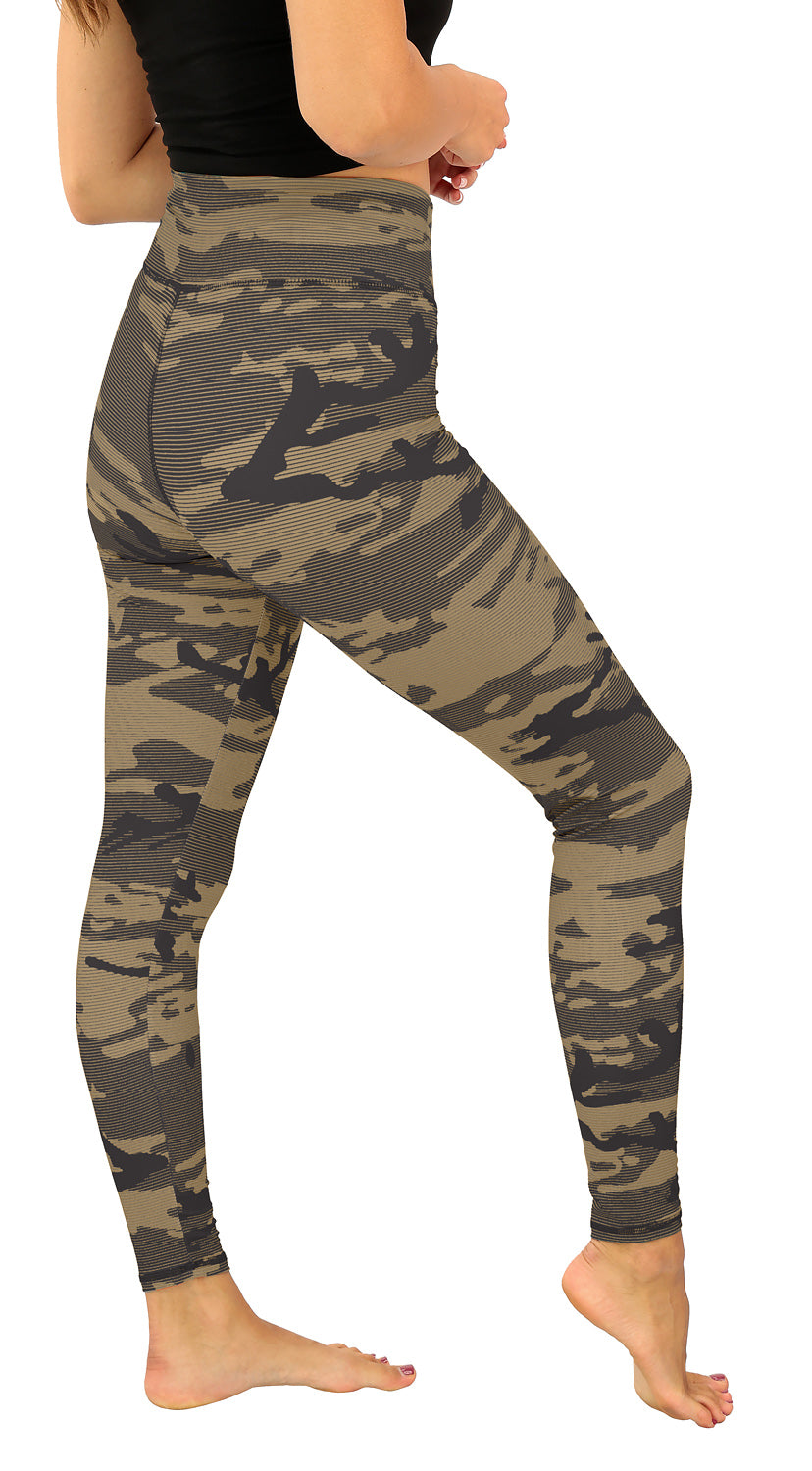 Zubaz NFL Women's Goal Line Camo Line Leggings, New Orleans Saints - Official NFL Saints Zubaz Apparel (6 of 53)