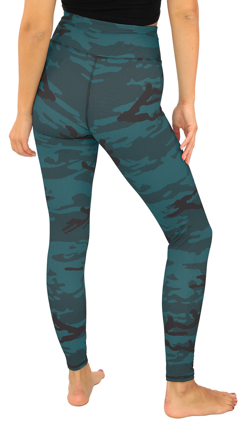 Zubaz NFL Women's Goal Line Camo Line Leggings, Philadelphia Eagles - Official NFL Eagles Zubaz Apparel (5 of 53)