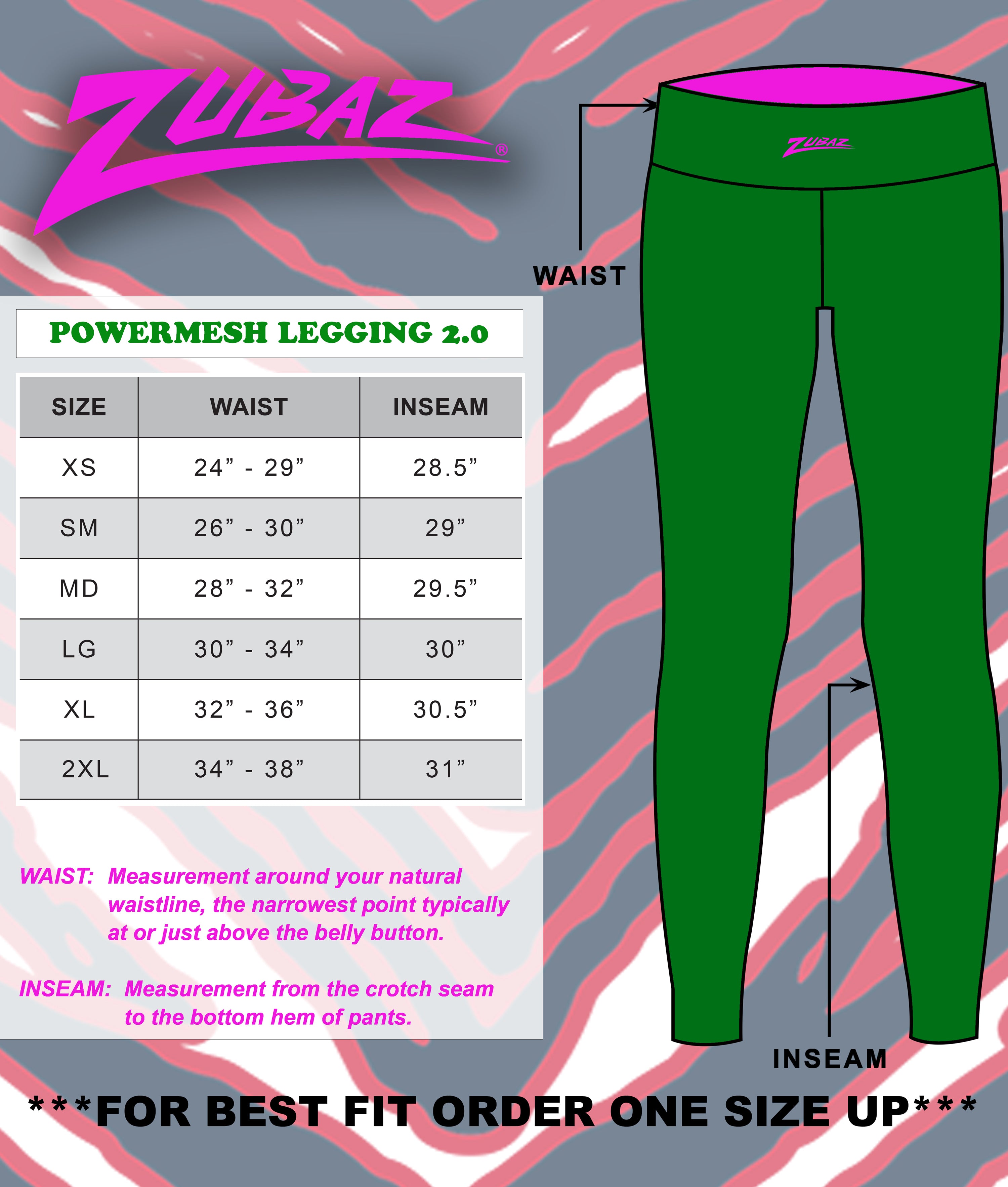 Zubaz NFL Women's Field Goal Primary Post Leggings, Philadelphia Eagles - Official NFL Eagles Zubaz Apparel (40 of 48)