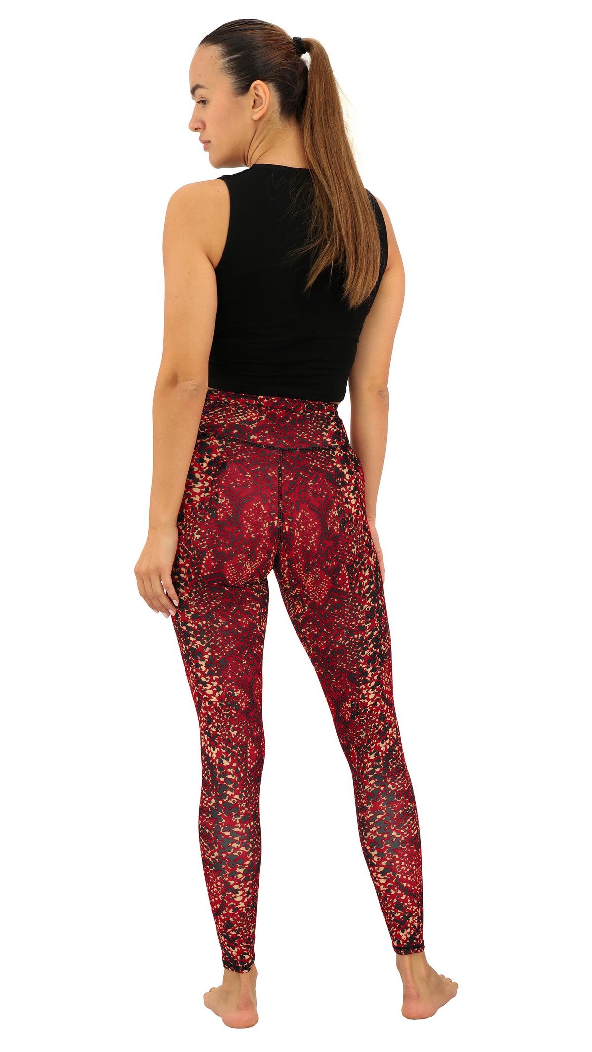 Zubaz NFL Women's Field Goal Primary Post Leggings, San Francisco 49ers - Official NFL 49ers Zubaz Apparel (26 of 48)