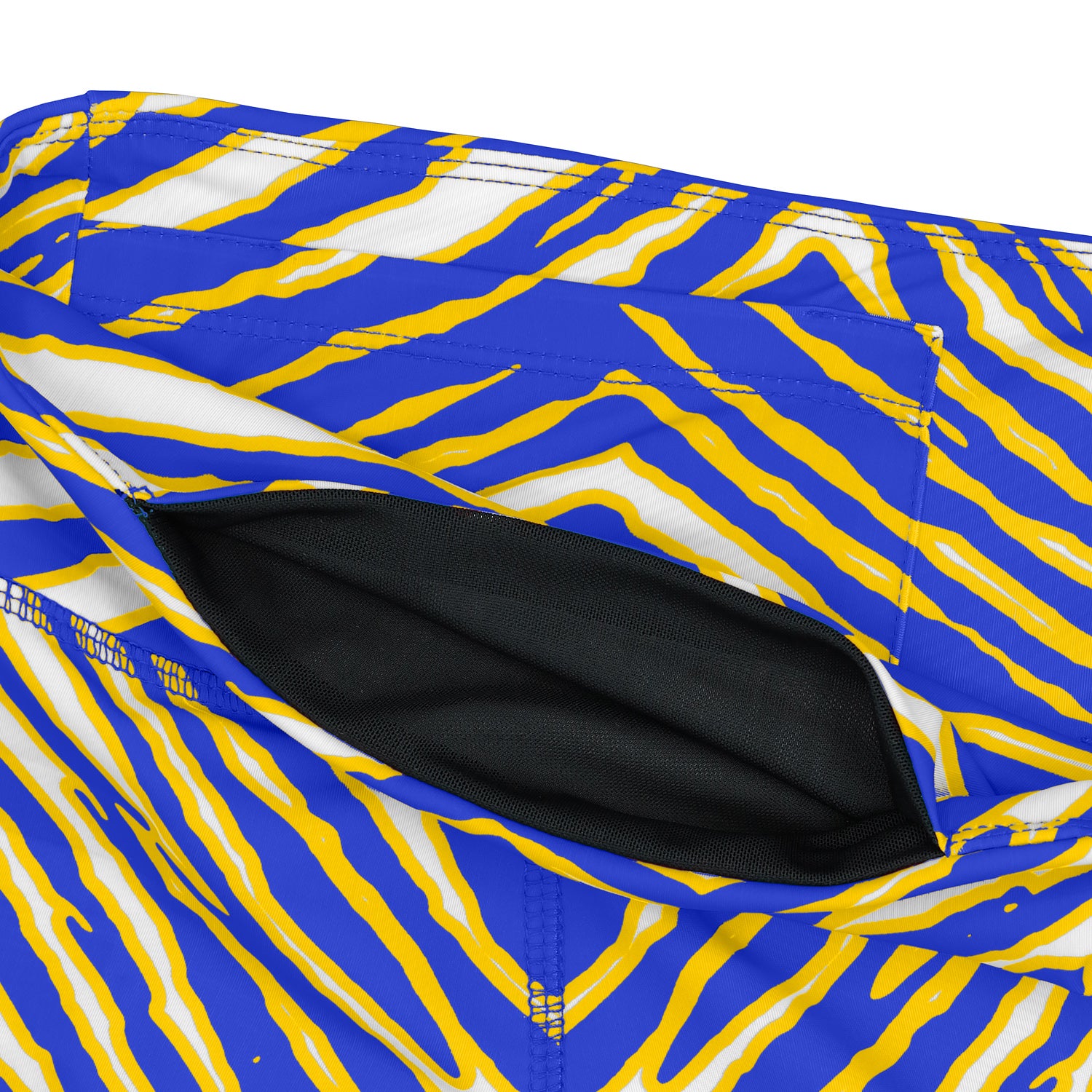 Zubaz NFL Women's 3 Color Zebra Leggings, Los Angeles Rams - Official NFL Rams Zubaz Apparel (9 of 14)