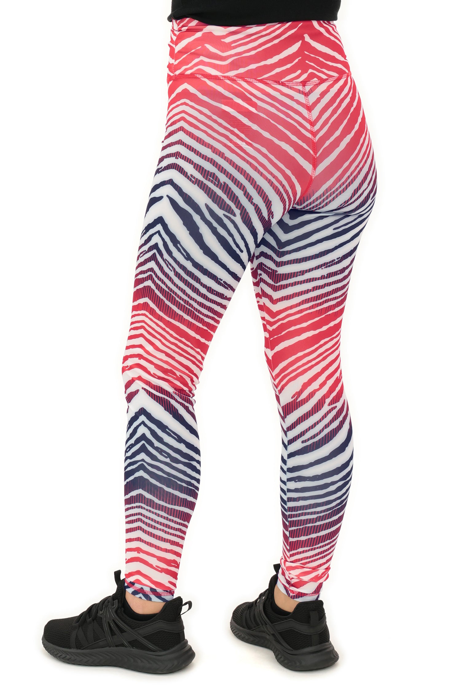 Zubaz NFL Women's Primary Logo Zebra Ombre Leggings, Houston Texans - Official NFL Texans Zubaz Apparel (8 of 63)