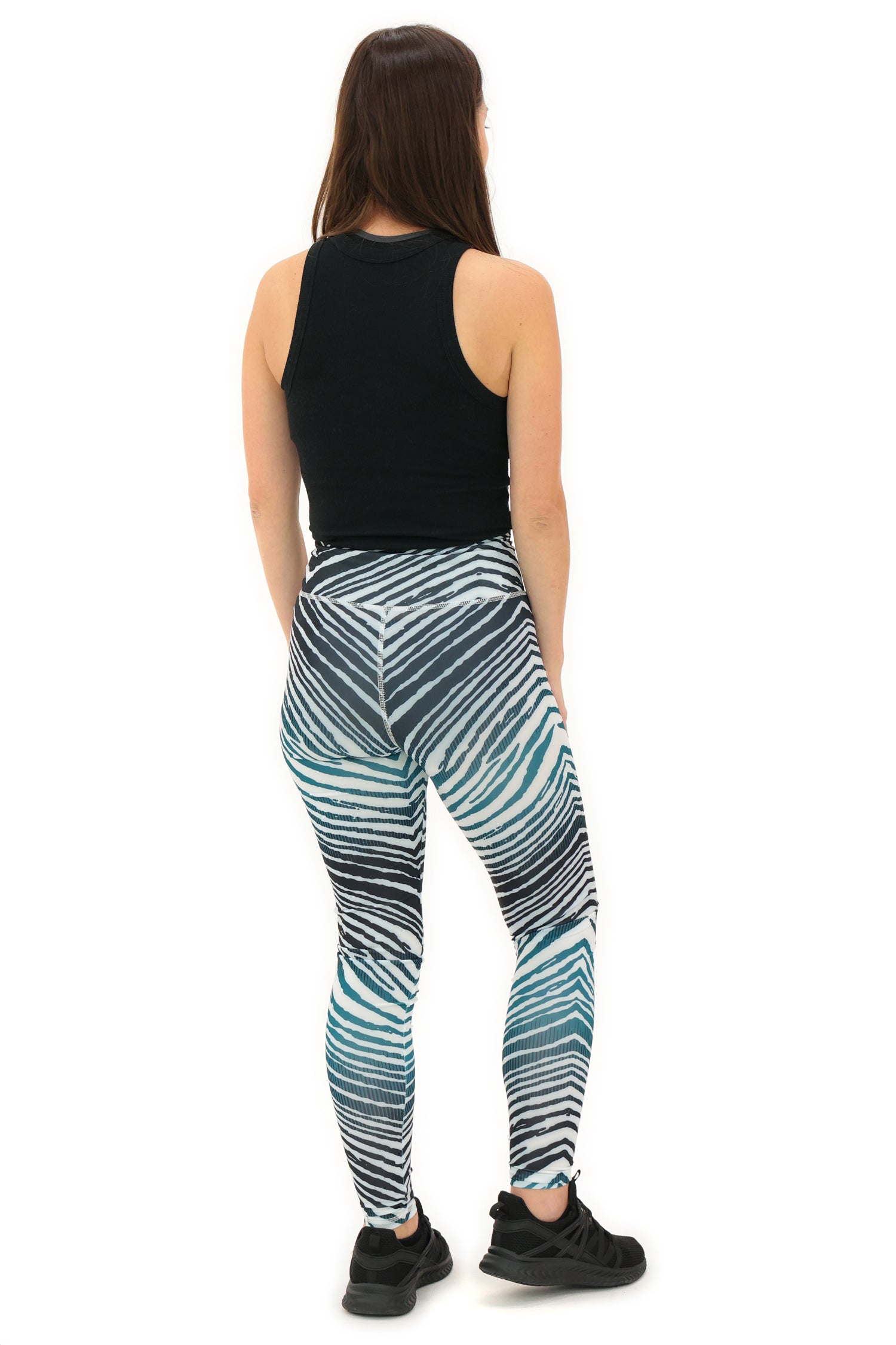Zubaz NFL Women's Primary Logo Zebra Ombre Leggings, Philadelphia Eagles