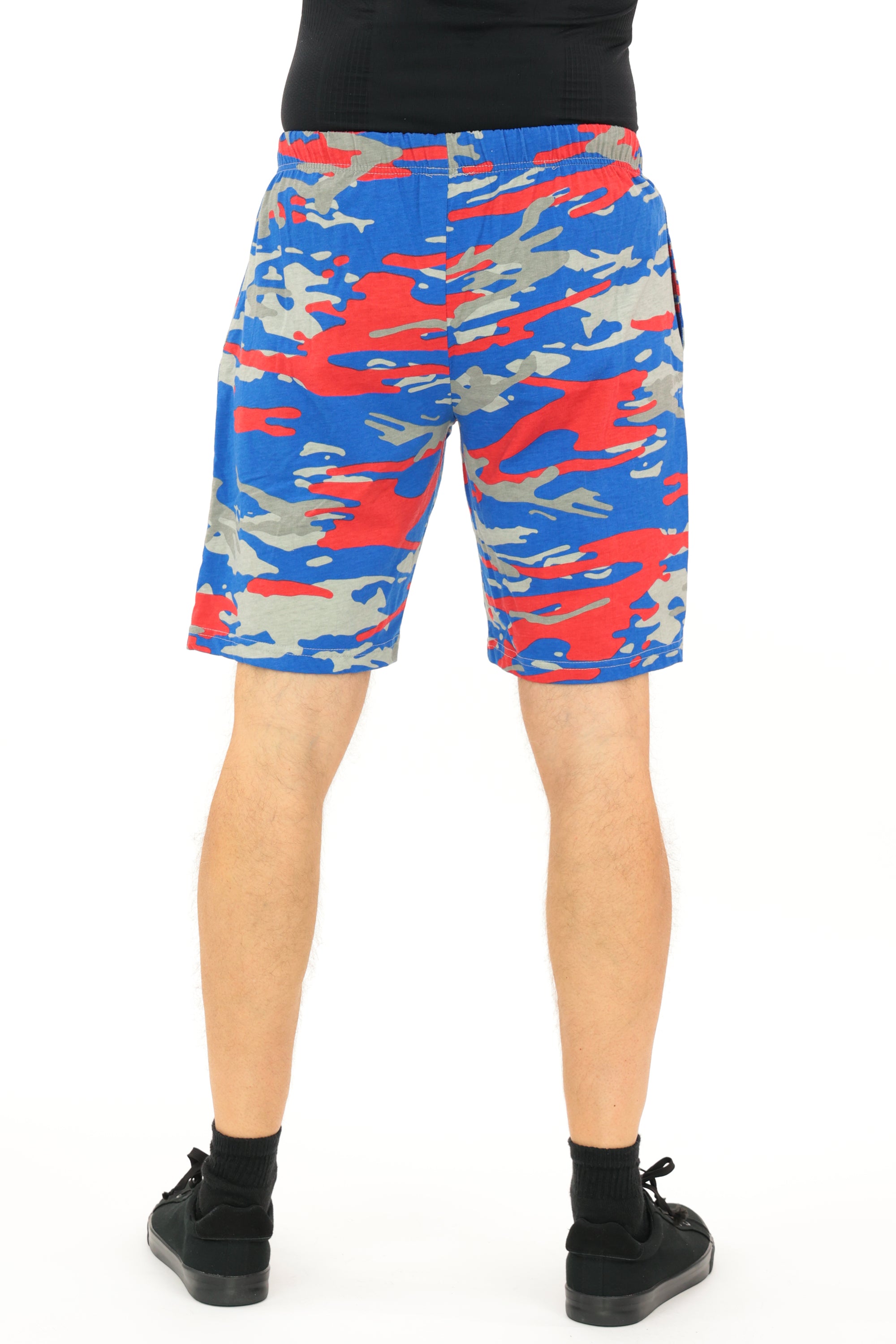 Zubaz NFL Adult Unisex Z88 Embroidered Alt Camo Shorts, Buffalo Bills