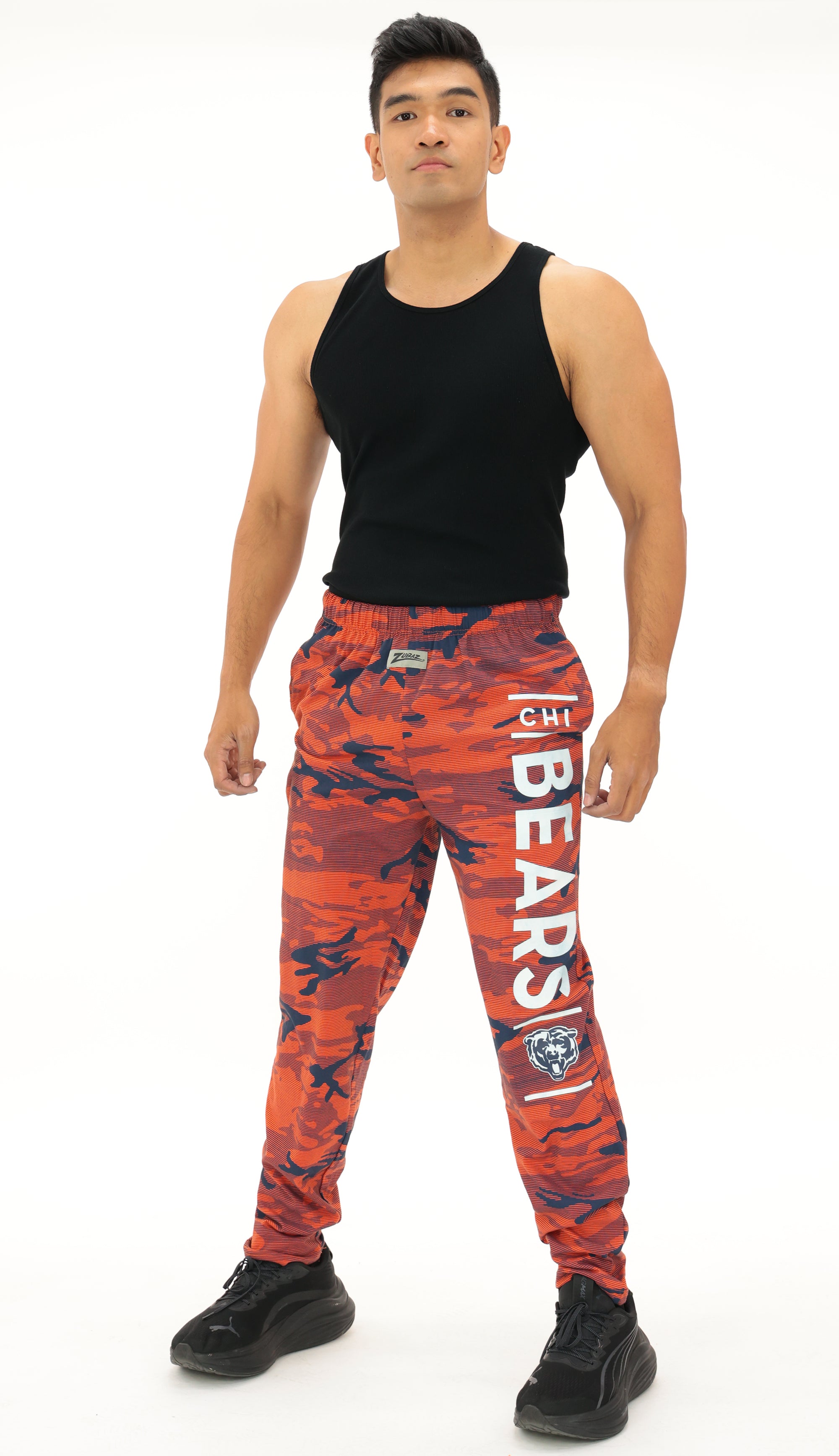 Zubaz NFL Adult Unisex Z88 Camo Lines Pants, Chicago Bears - Official NFL Bears Zubaz Apparel (2 of 8)