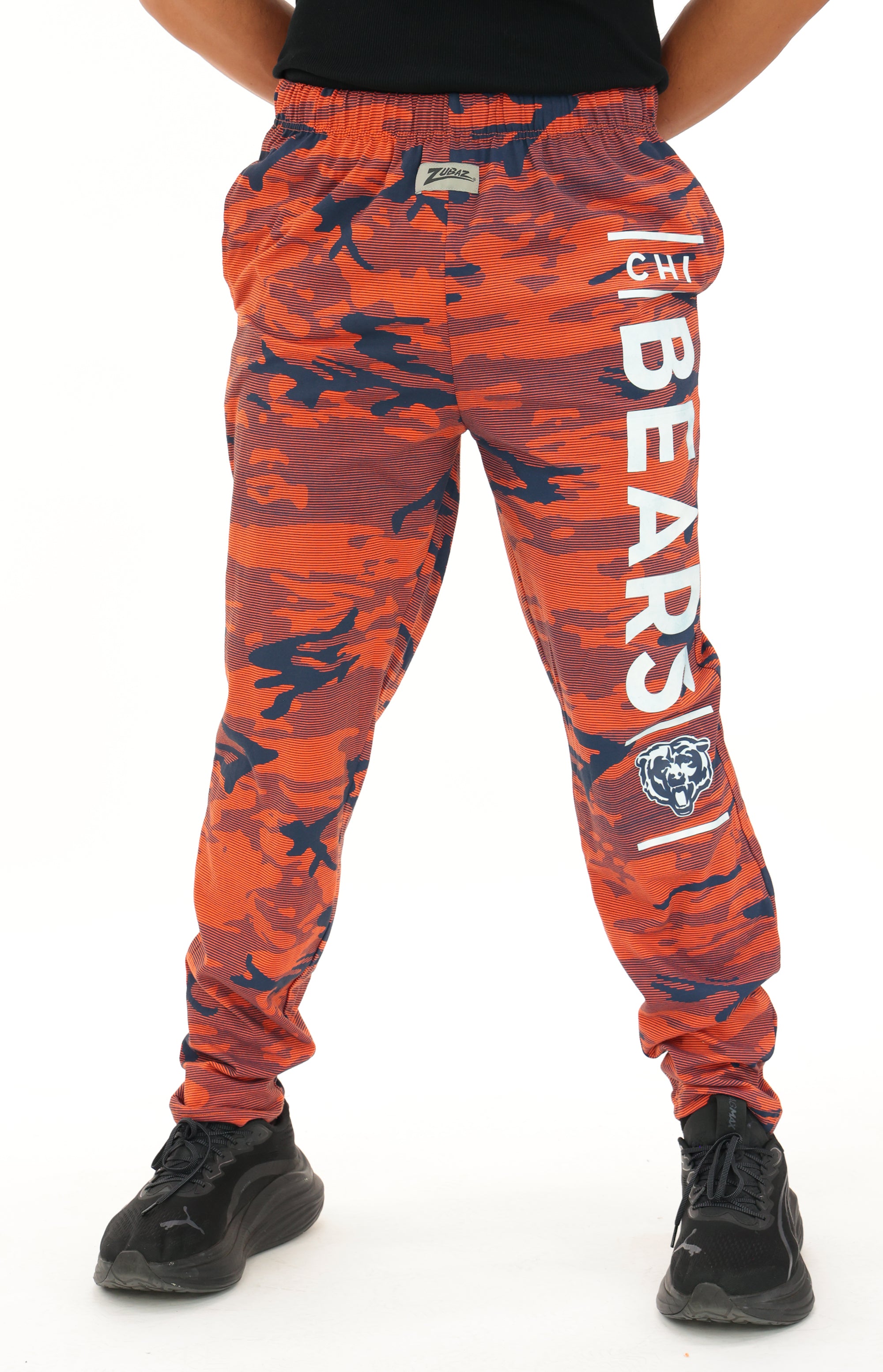 Zubaz NFL Adult Unisex Z88 Camo Lines Pants, Chicago Bears - Official NFL Bears Zubaz Apparel (3 of 8)