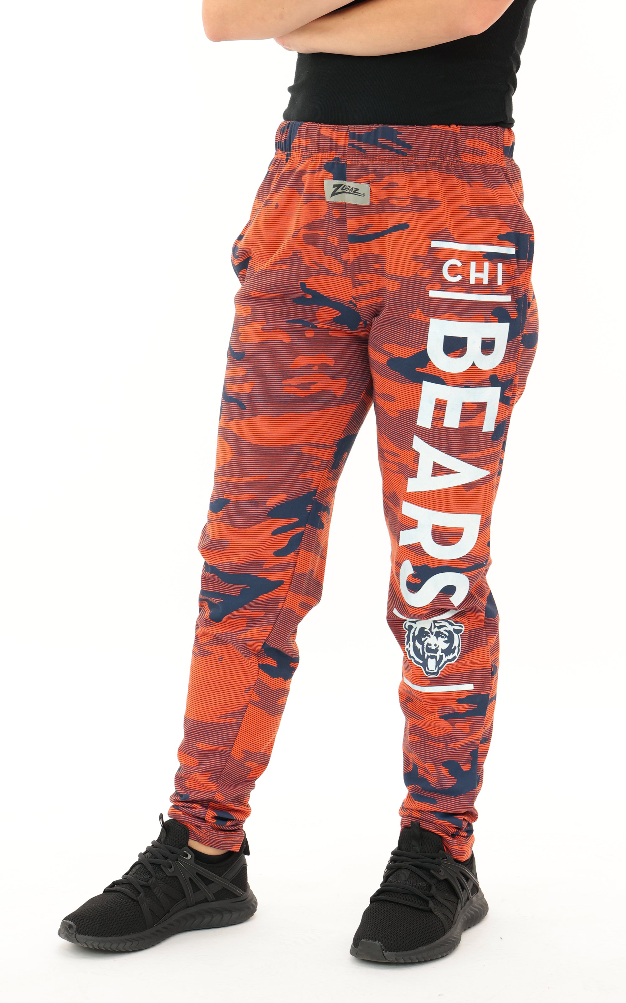 Zubaz NFL Adult Unisex Z88 Camo Lines Pants, Chicago Bears - Official NFL Bears Zubaz Apparel (6 of 8)
