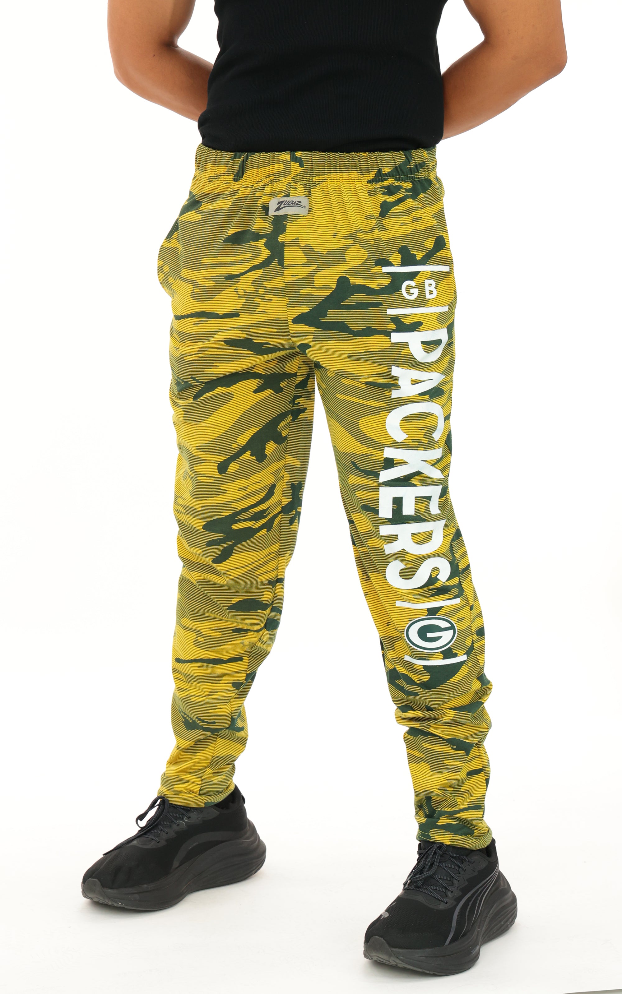 Zubaz NFL Adult Unisex Z88 Camo Lines Pants, Green Bay Packers - Official NFL Packers Zubaz Apparel (3 of 8)