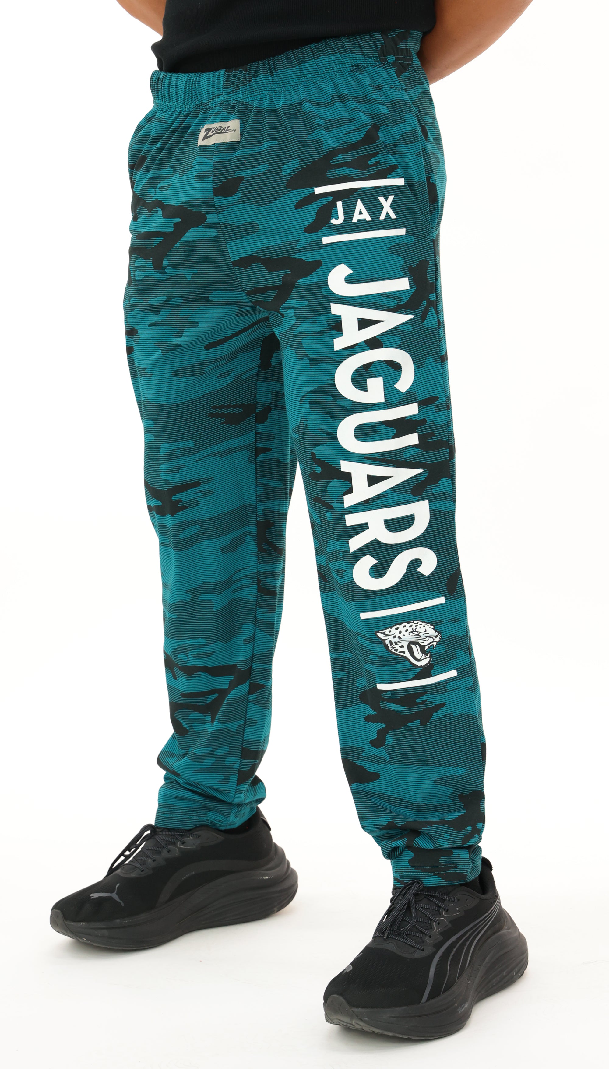 Zubaz NFL Adult Unisex Z88 Camo Lines Pants, Jacksonville Jaguars - Official NFL Jaguars Zubaz Apparel (3 of 8)