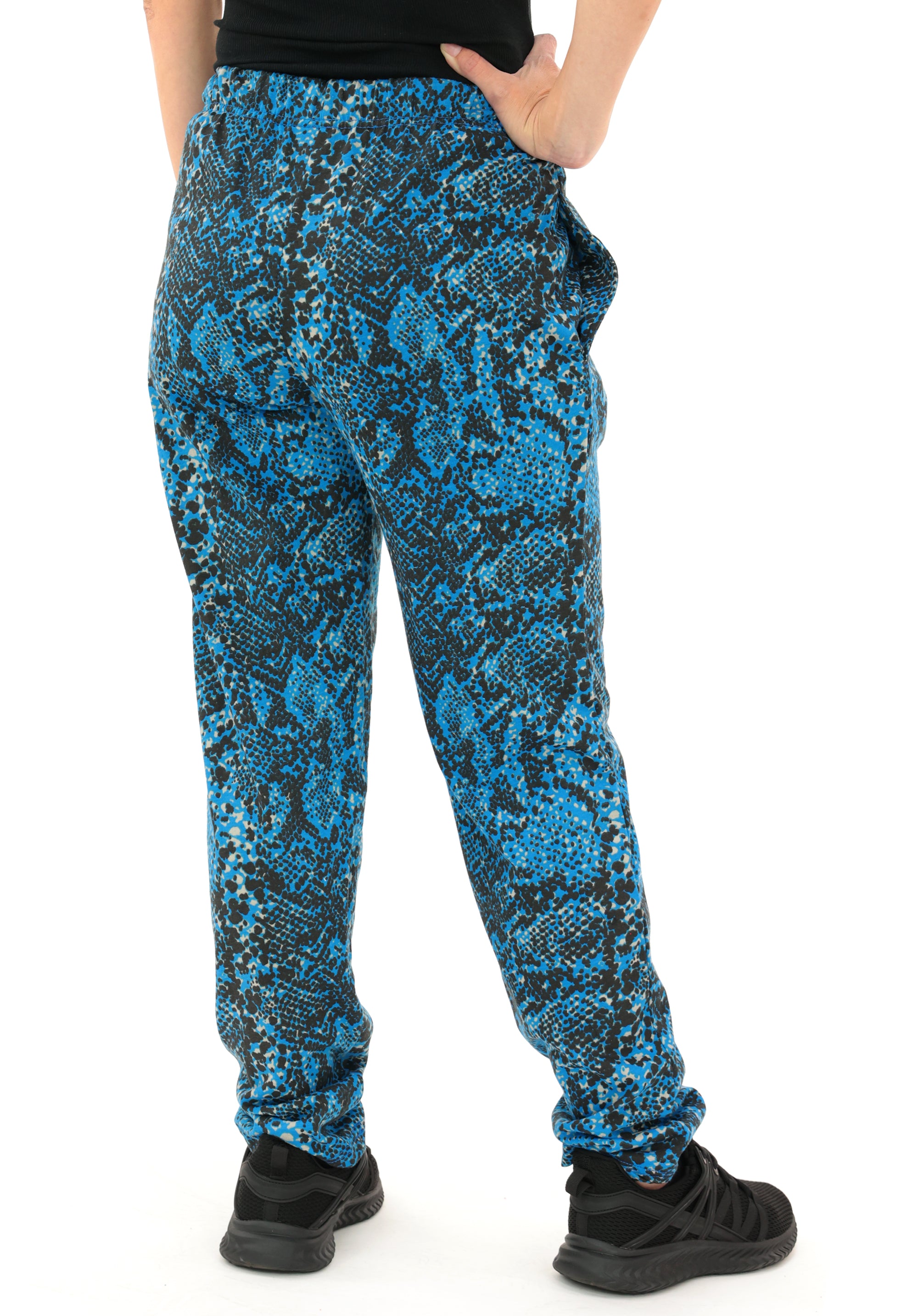 Zubaz NFL Adult Unisex Z88 Embroidered Post Pattern Pants, Detroit Lions