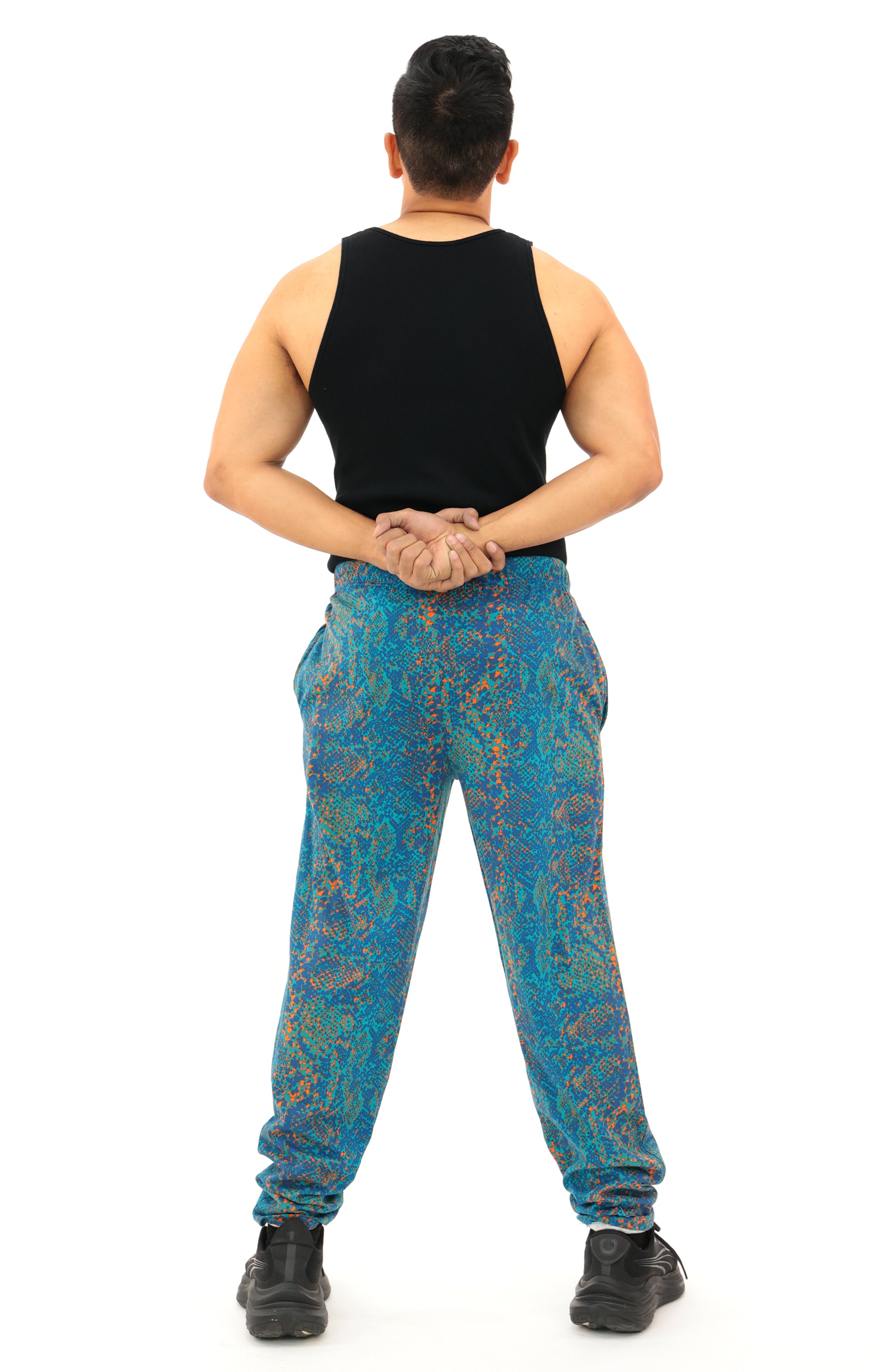 Zubaz NFL Adult Unisex Z88 Embroidered Post Pattern Pants, Miami Dolphins