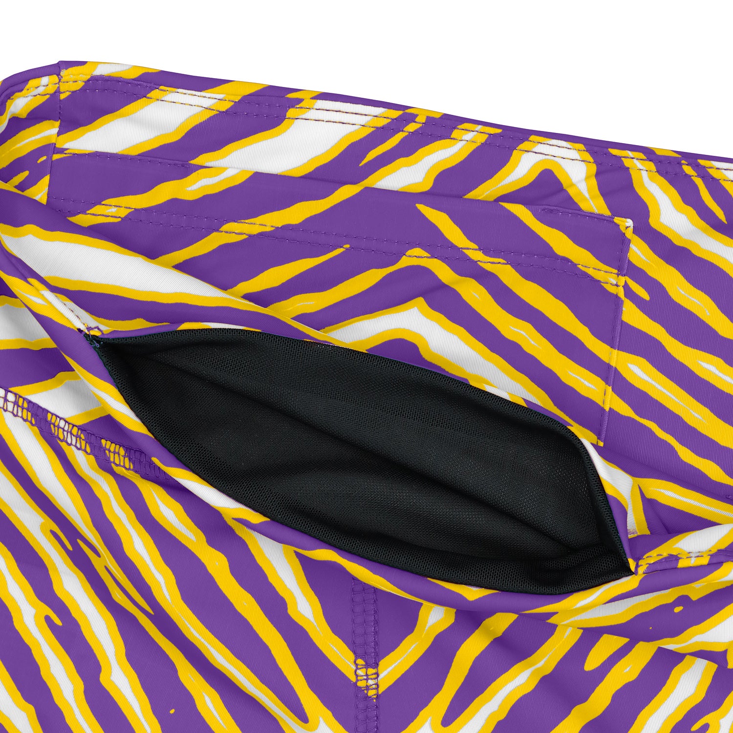 Zubaz NFL Women's 3 Color Zebra Leggings, Minnesota Vikings - Official NFL Vikings Zubaz Apparel (3 of 14)