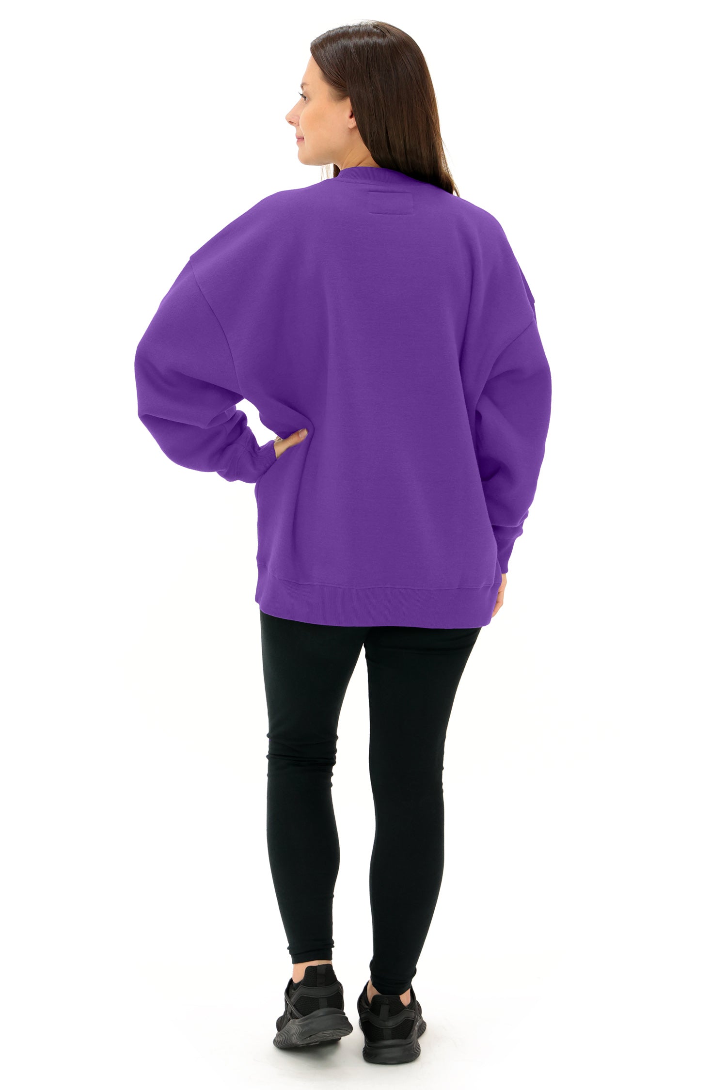 Zubaz NFL 90s Drop Shoulder Crewneck -MVP, MINNESOTA VIKINGS