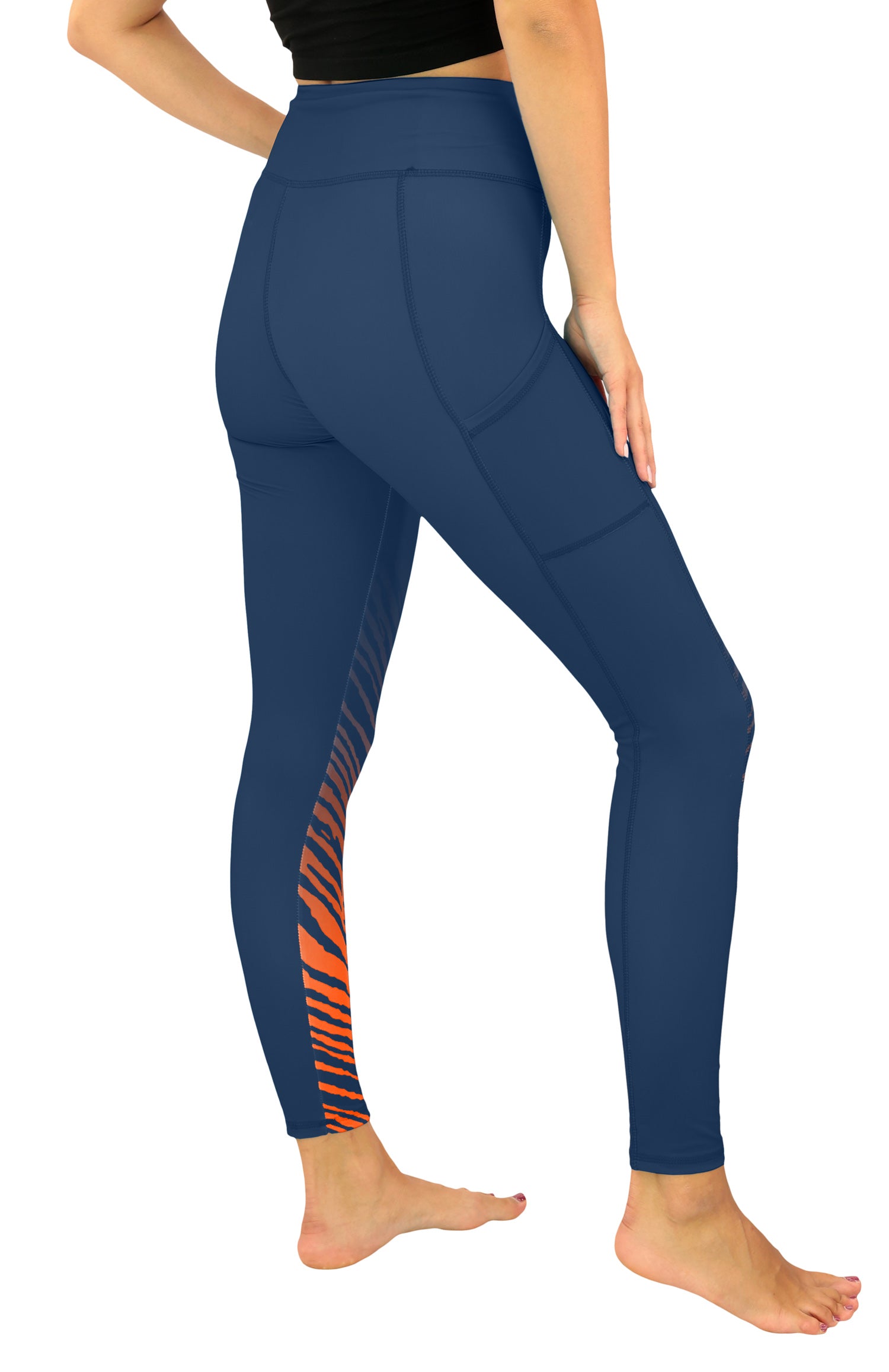 Zubaz NFL Women's Fade Primary Logo Leggings, Denver Broncos