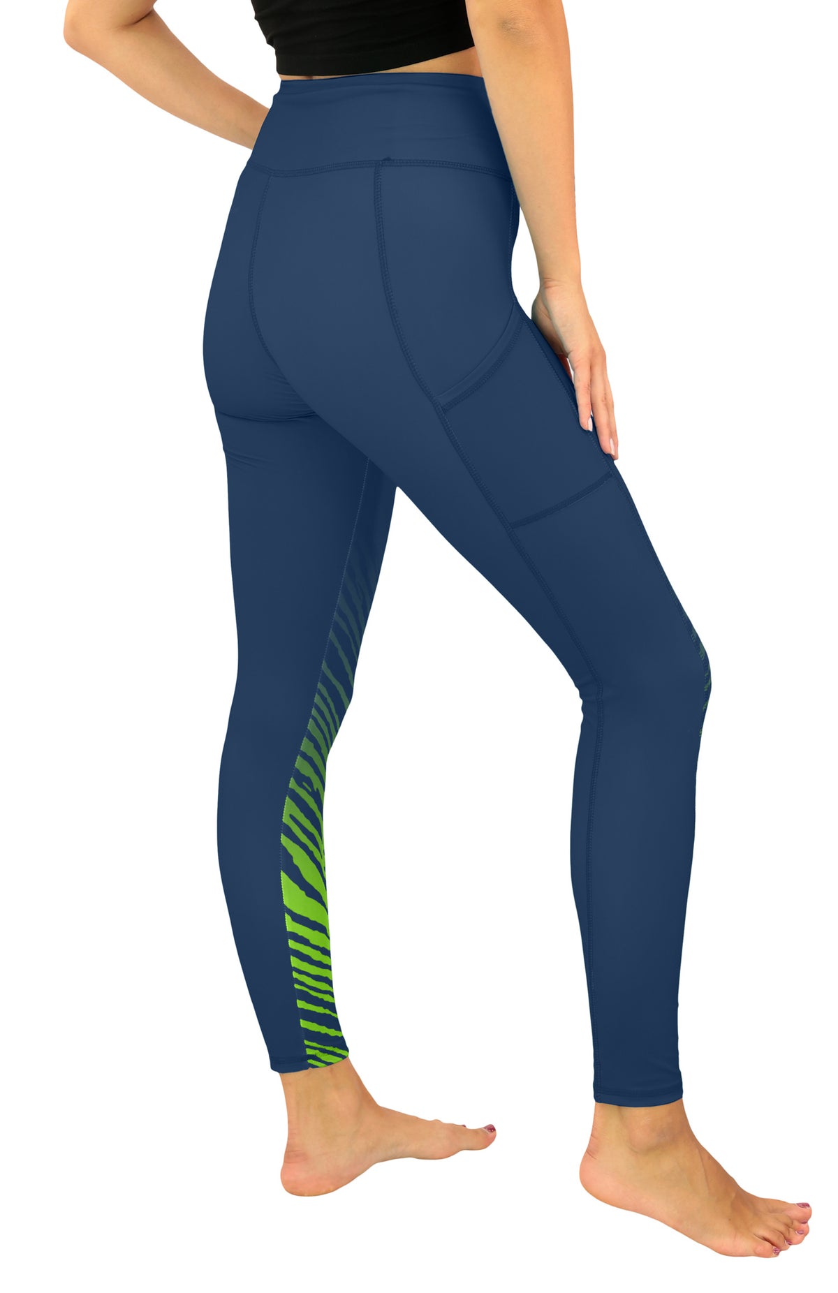 Zubaz NFL Seattle Seahawks Women's Fade Primary Logo Leggings