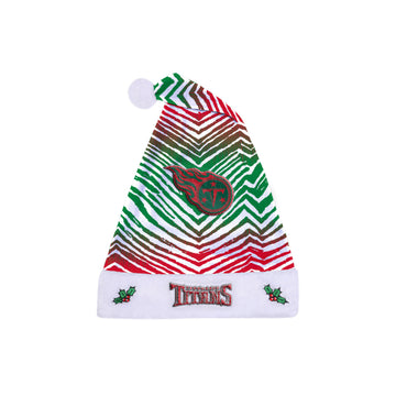 Zubaz Santa Hat NFL Tennessee Titans - Red and green