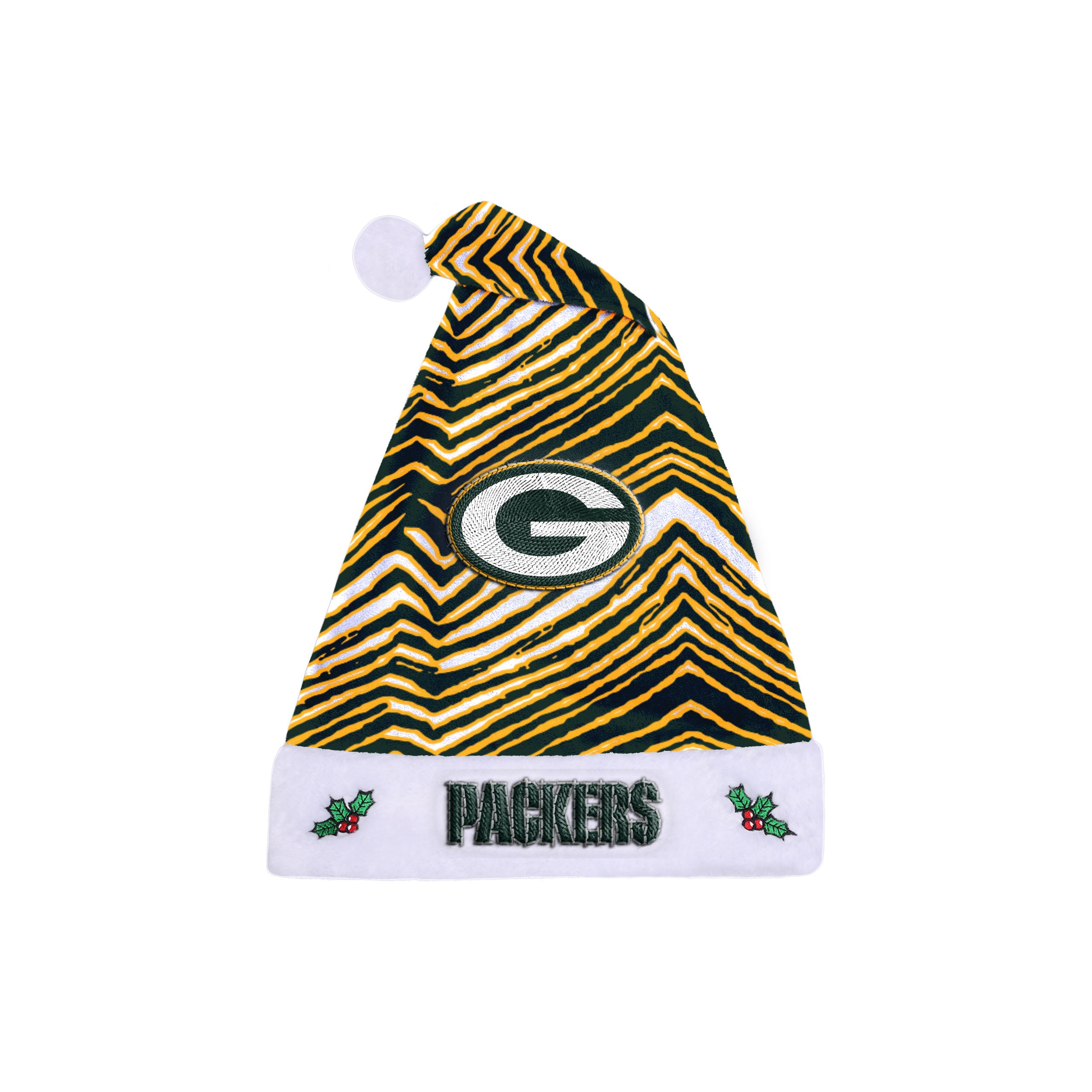 Zubaz Santa Hat NFL Green Bay Packers - Team color - Official NFL Packers Zubaz Apparel