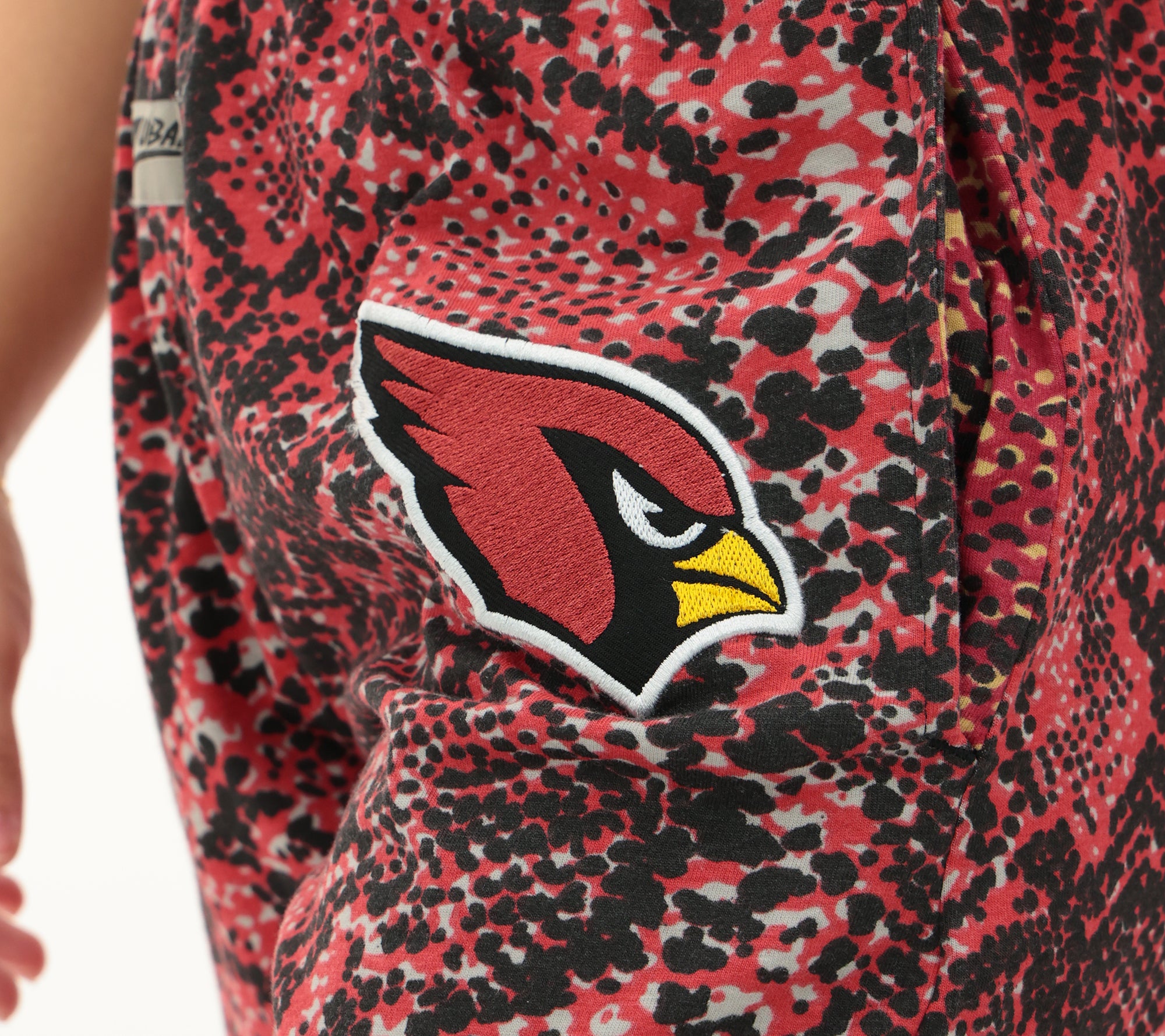 Zubaz NFL Adult Unisex for Men and Women Z88 Embroidered Post Pattern Pants, Arizona Cardinals