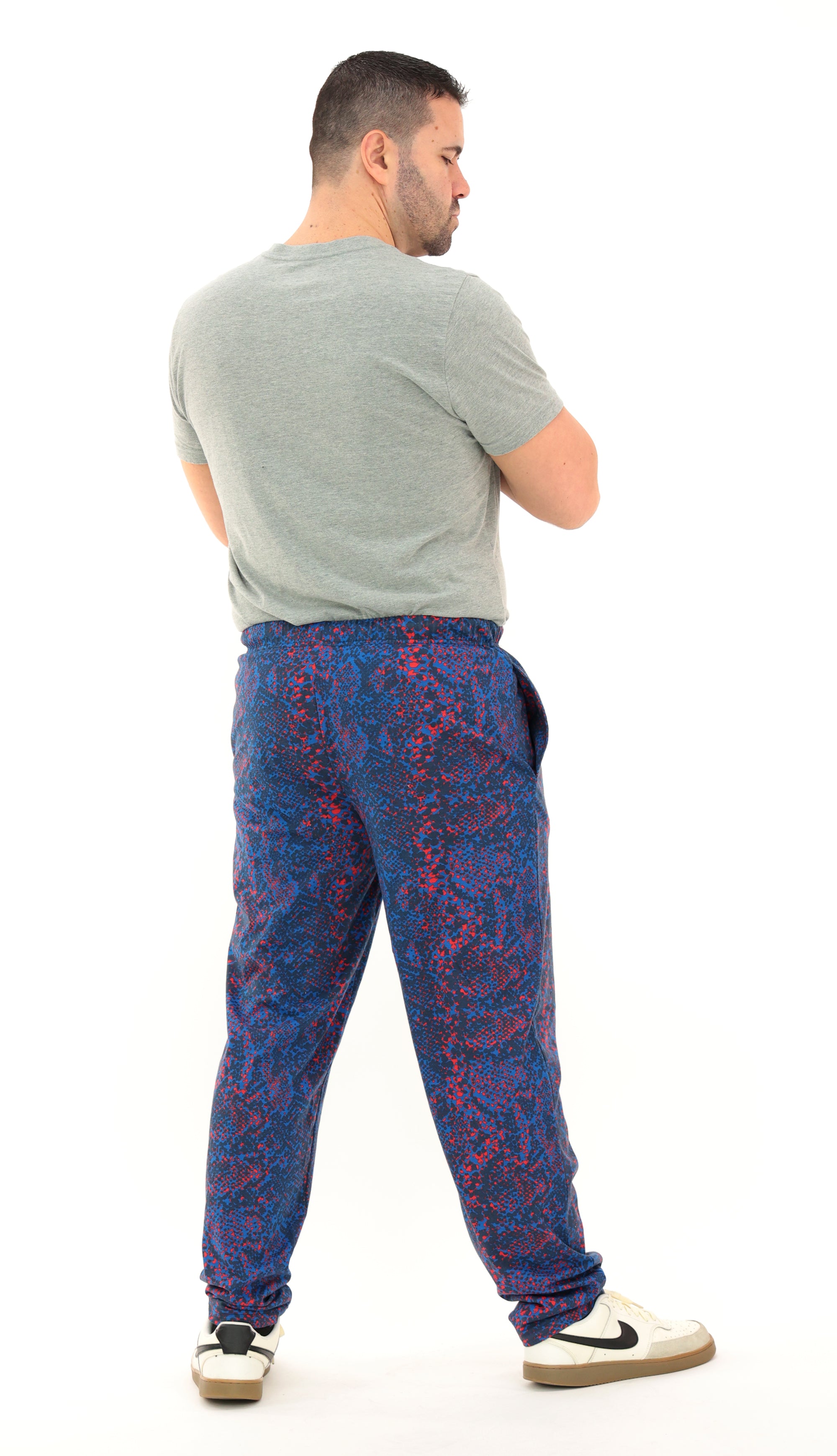 Zubaz NFL Adult Unisex for Men and Women Z88 Embroidered Post Pattern Pants, Houston Texans