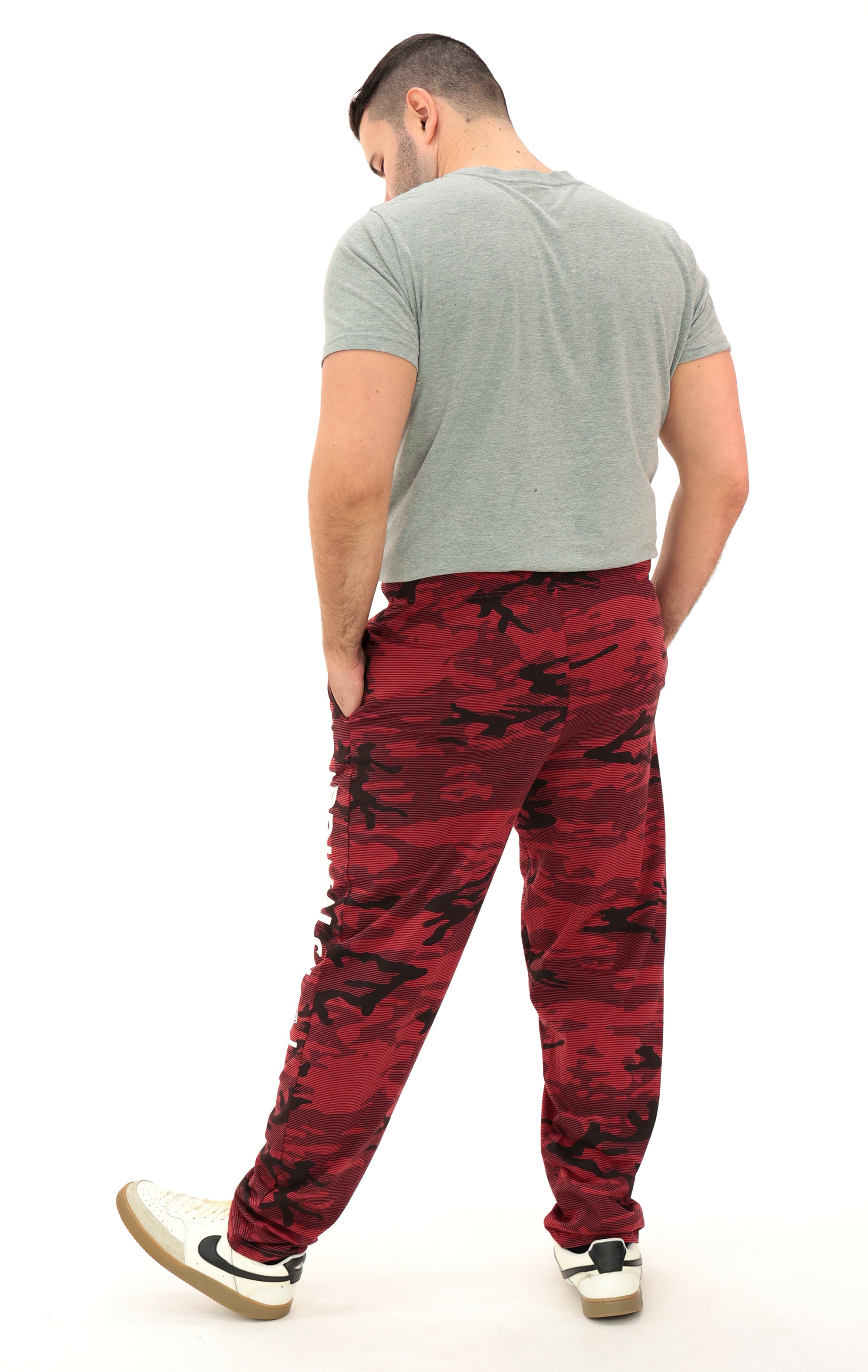 Zubaz NFL Adult Unisex Z88 Camo Lines Pants, Arizona Cardinals