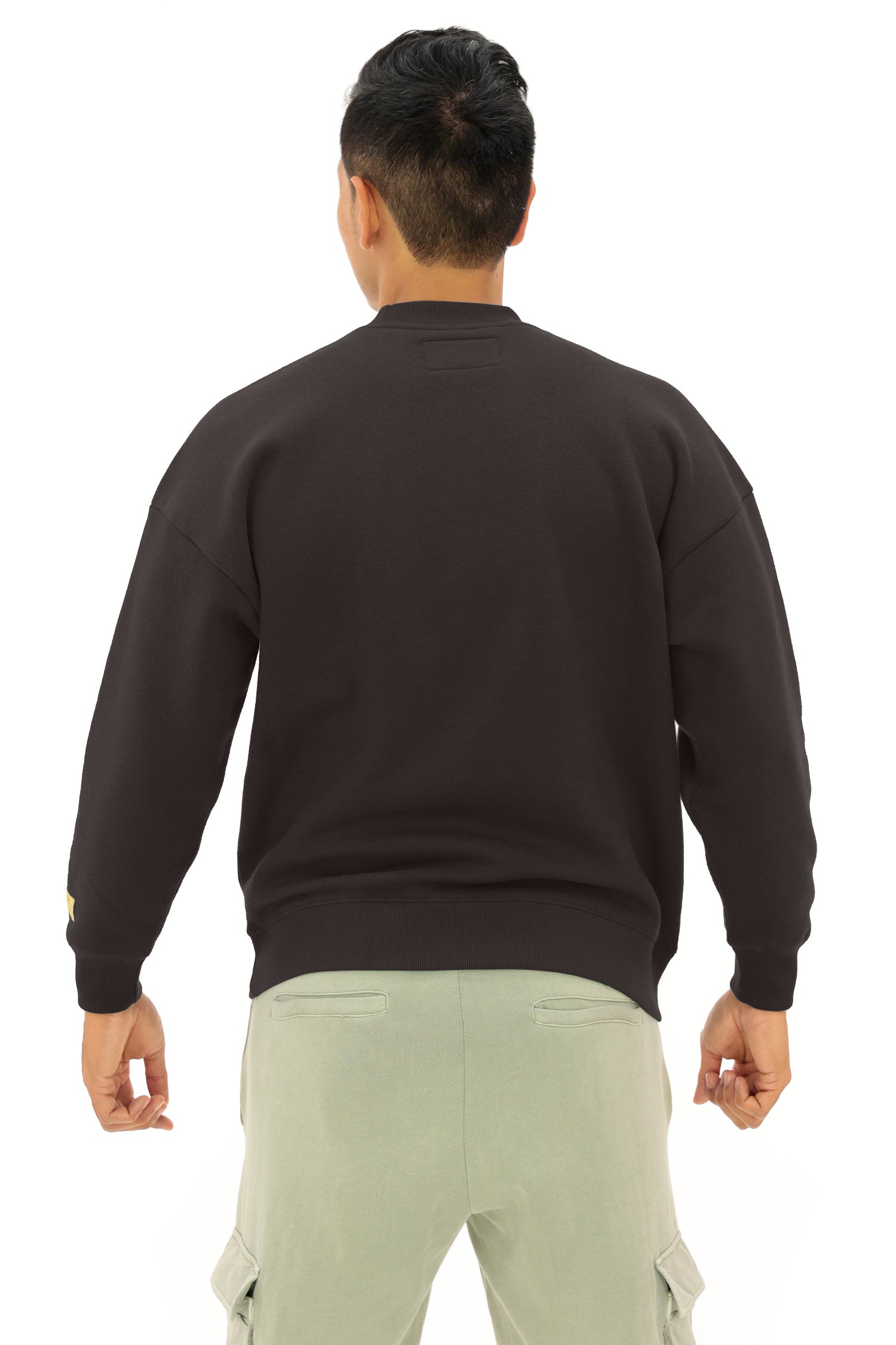 Zubaz NFL 90s Drop Shoulder Crewneck -MVP, CLEVELAND BROWNS