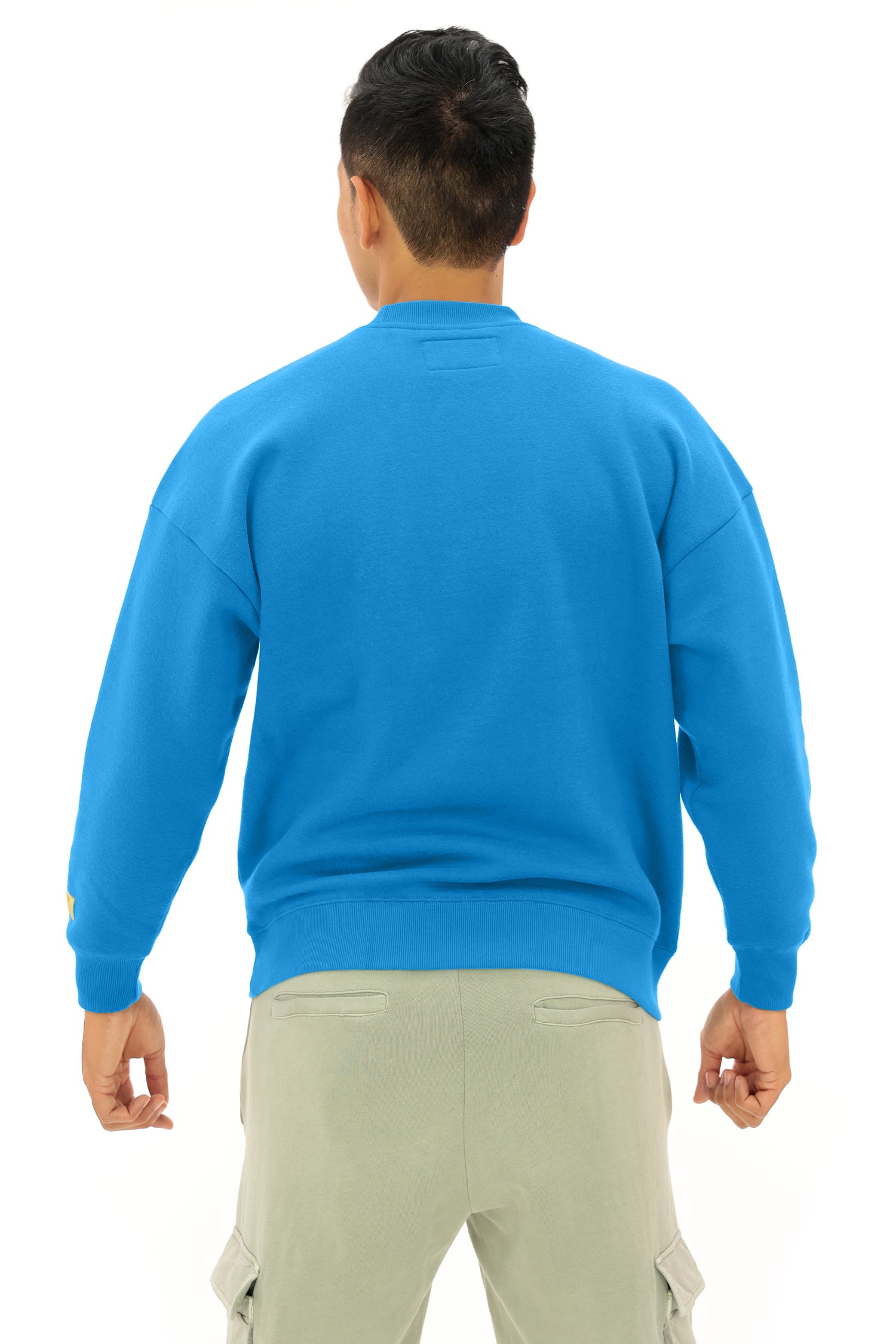 Zubaz NFL 90s Drop Shoulder Crewneck -MVP, DETROIT LIONS