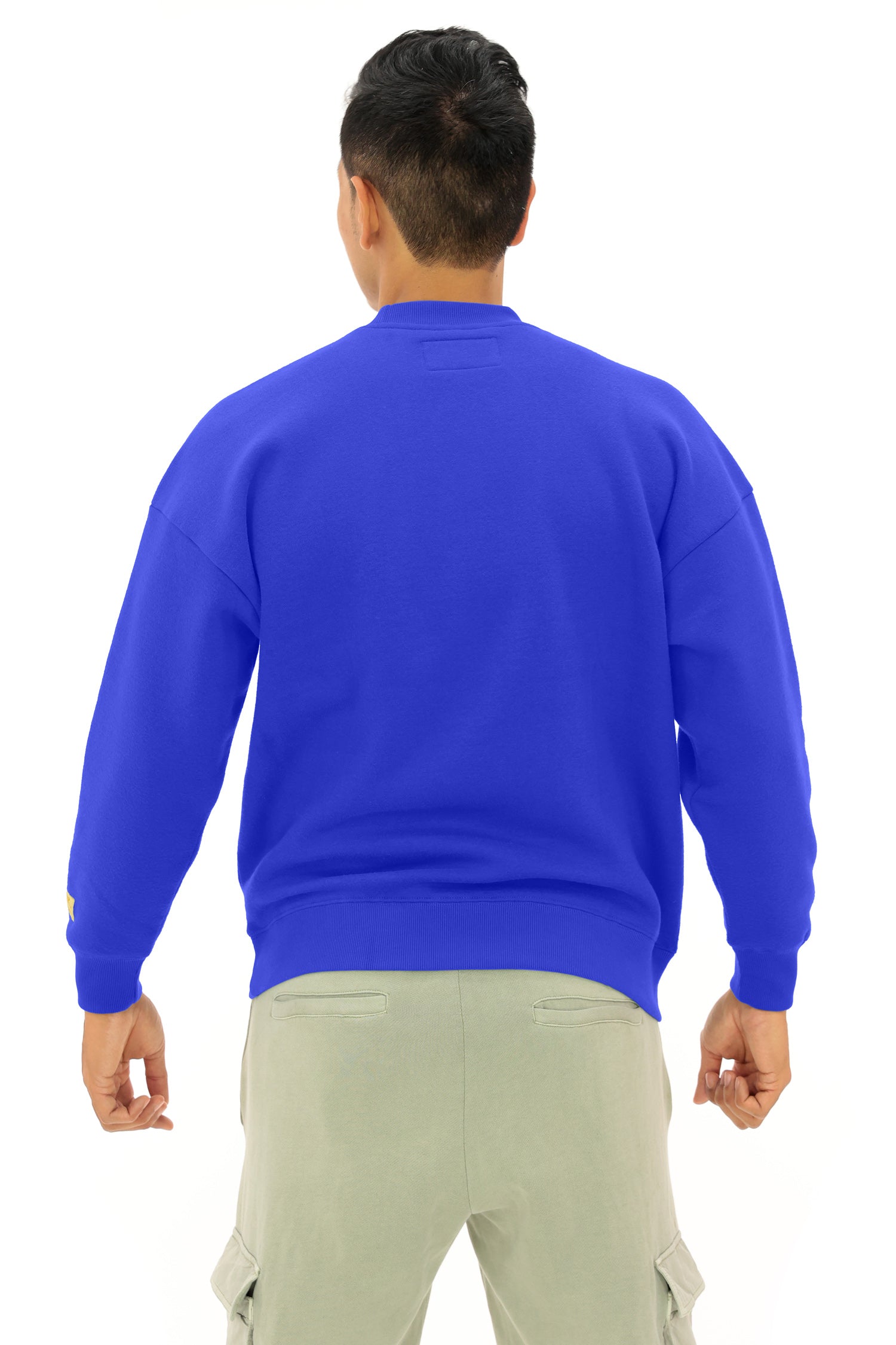 Zubaz NFL 90s Drop Shoulder Crewneck -MVP, LOS ANGELES RAMS