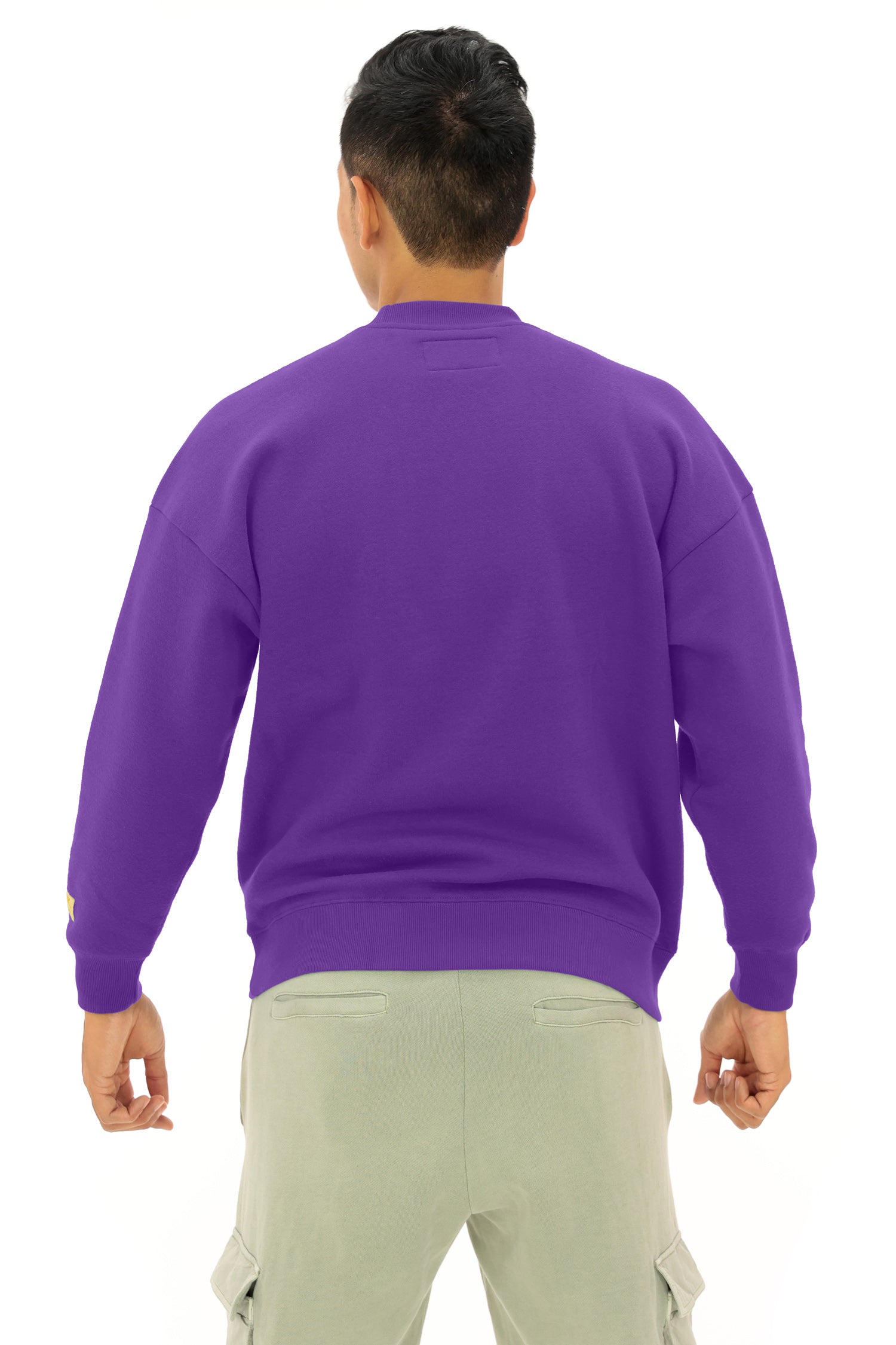 Zubaz NFL 90s Drop Shoulder Crewneck -MVP, MINNESOTA VIKINGS