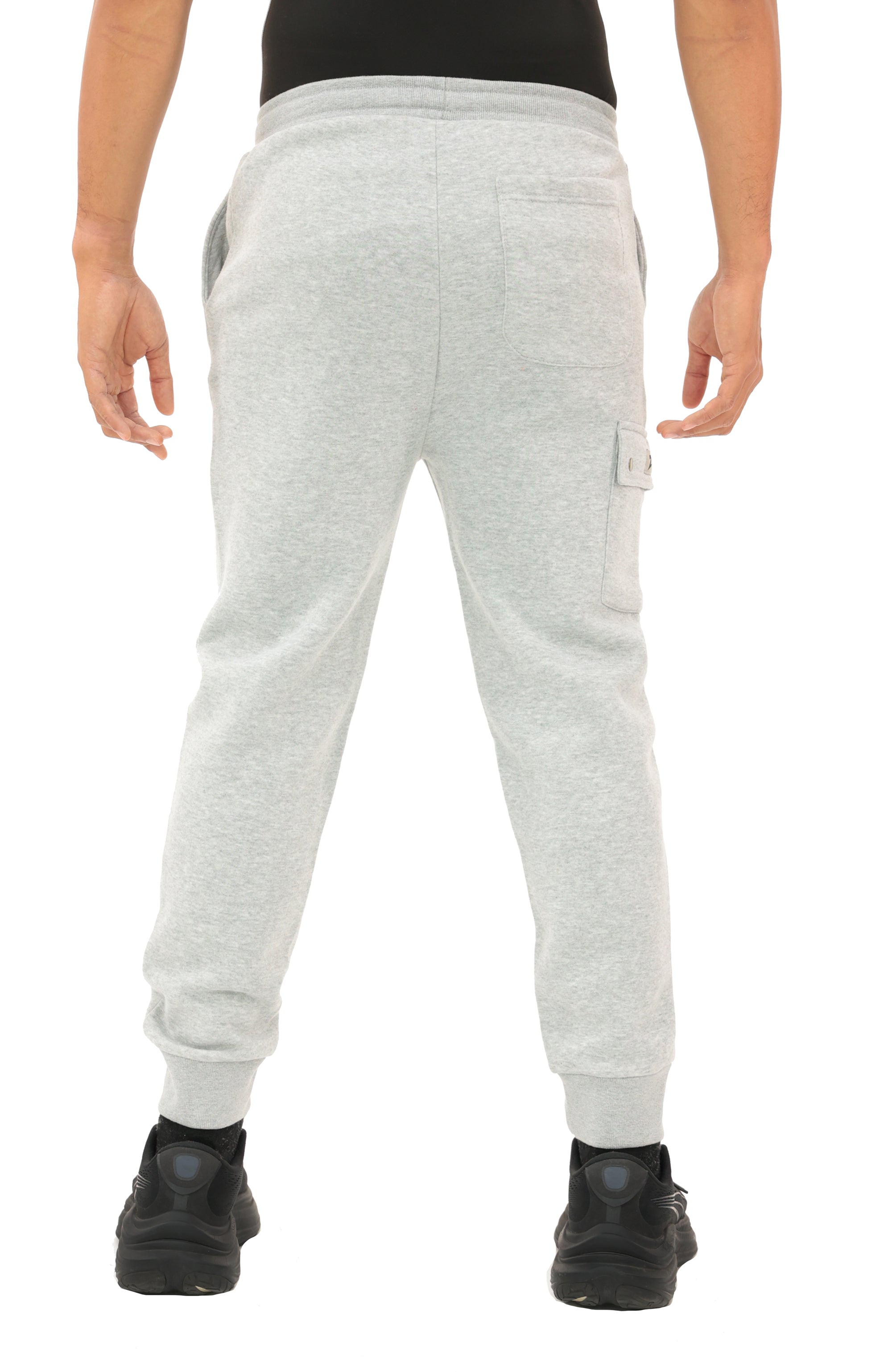 Zubaz NFL MEN Cargo Joggers - Gray, CINCINNATI BENGALS