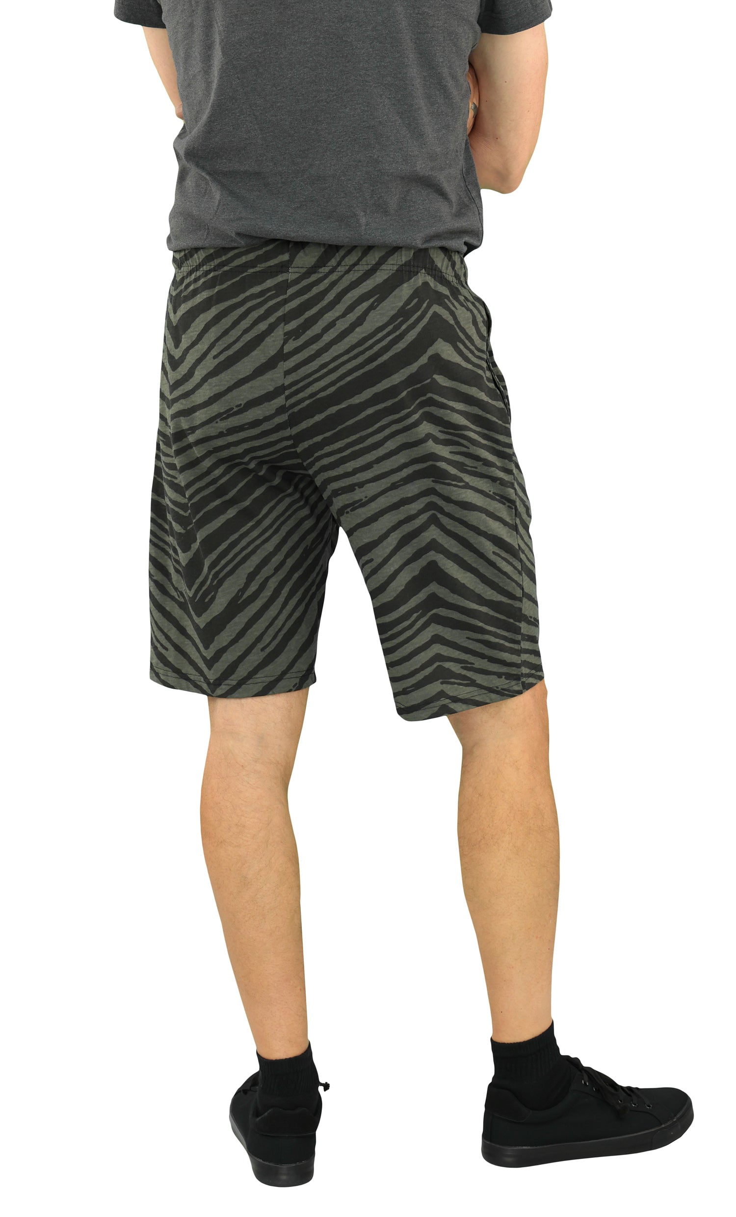 Zubaz NFL Adult Unisex Z88 Black Tonal Shorts, Los Angeles Chargers