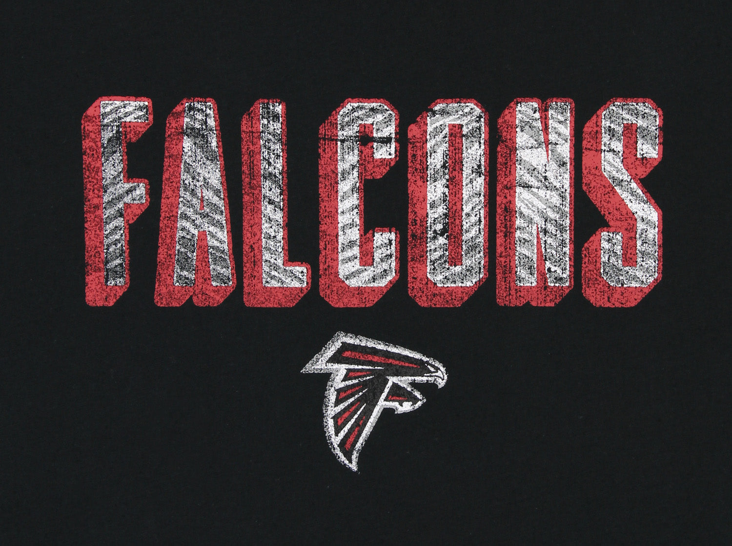 Zubaz NFL Men's Atlanta Falcons Short Sleeve Zeb Graphic T-Shirt