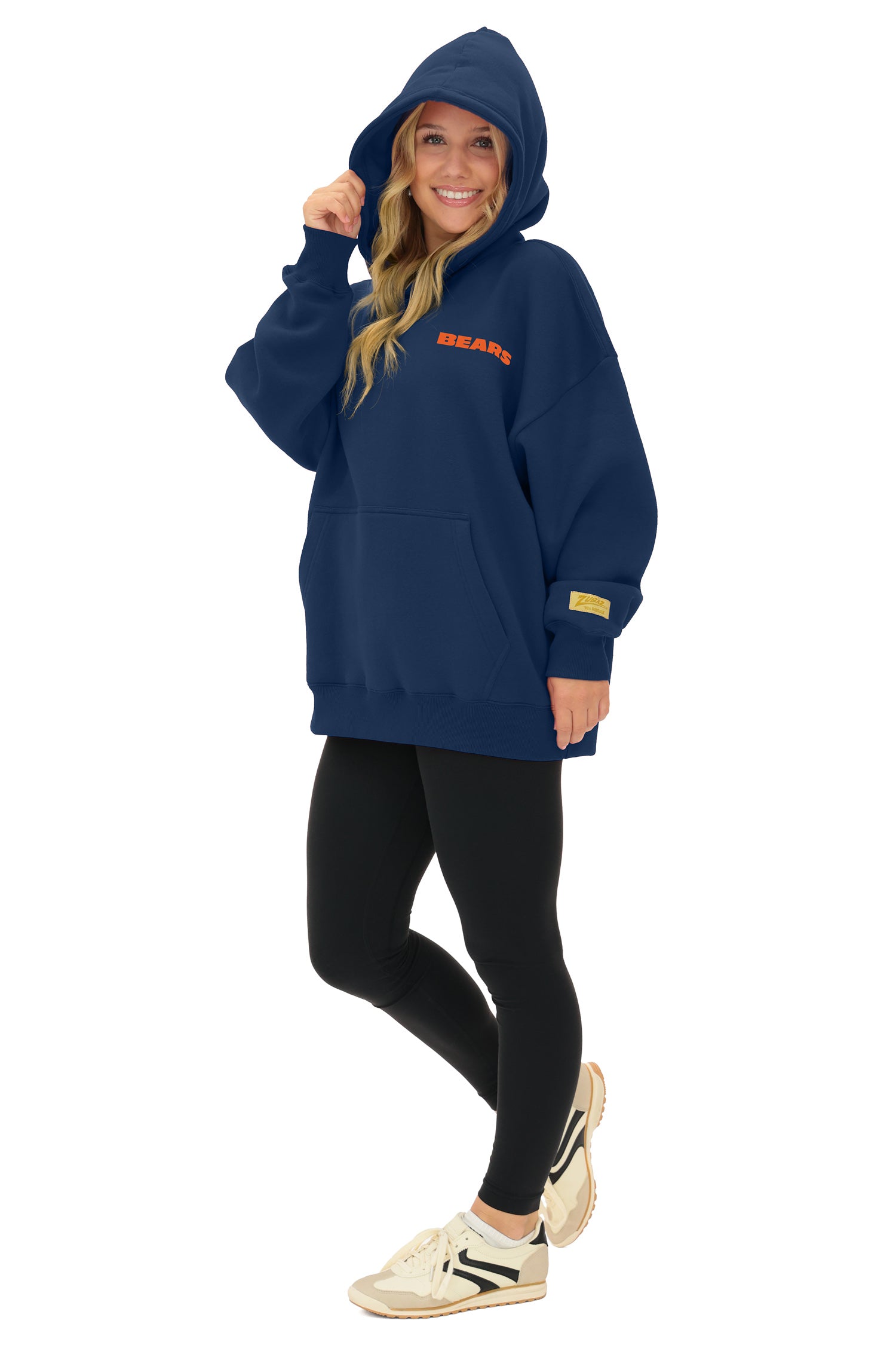 Zubaz NFL 90s Drop Shoulder Hoodie -MVP, CHICAGO BEARS - Official NFL Bears Zubaz Apparel (7 of 12)